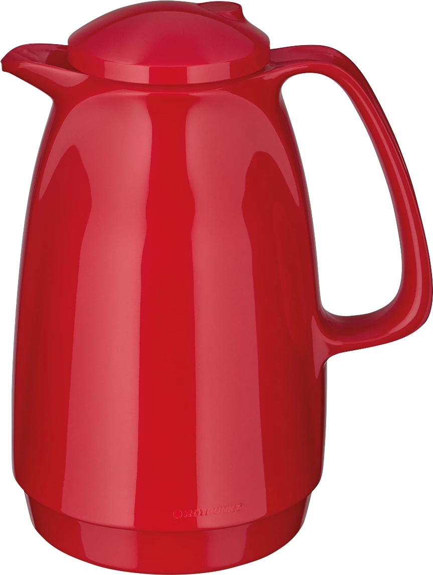 Rotpunkt Bella termokande, rød plast, 1 ltr.