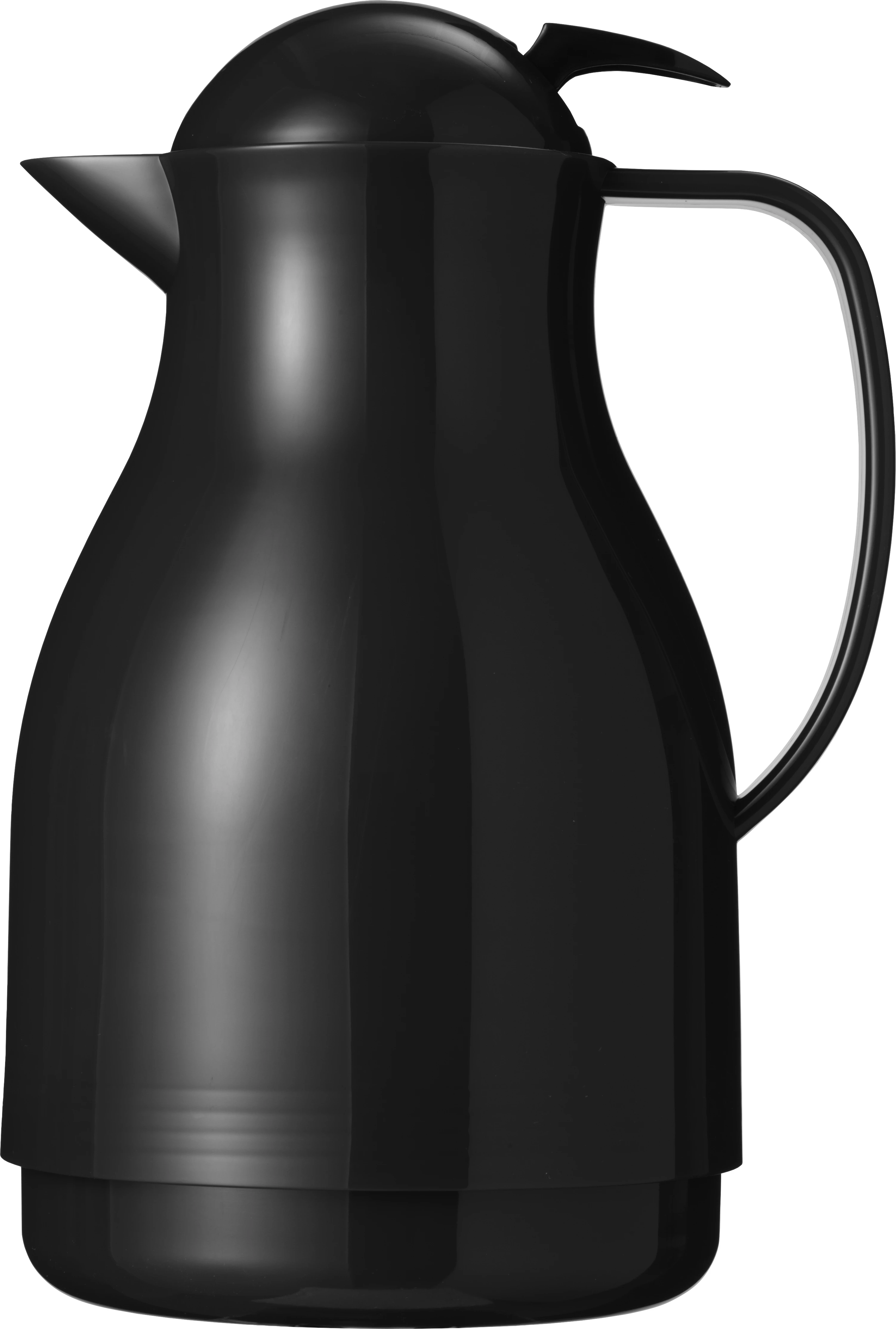 Plus termokande med QT skruelåg, sort, 1 ltr.