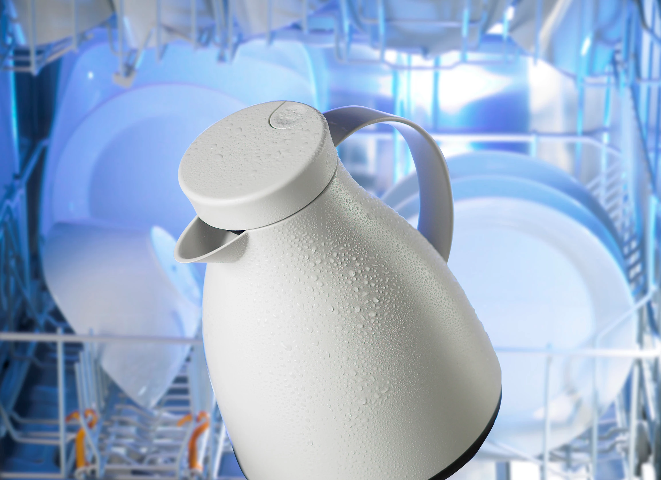 Emsa Easy Clean termokande, hvid, 1 ltr.