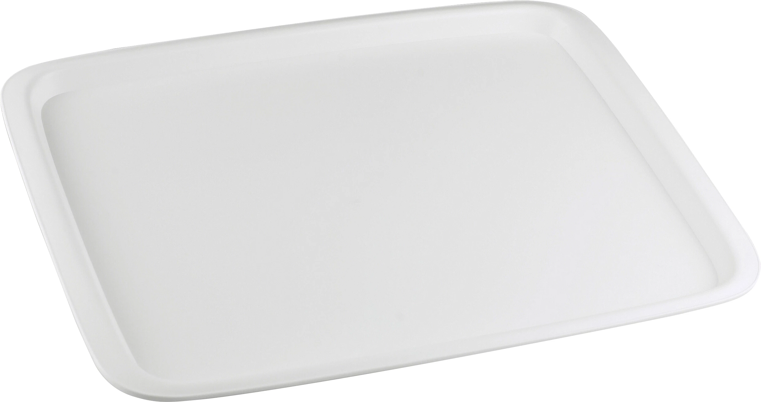 Rosti bakke, hvid plast, 42,5 x 32,7 cm