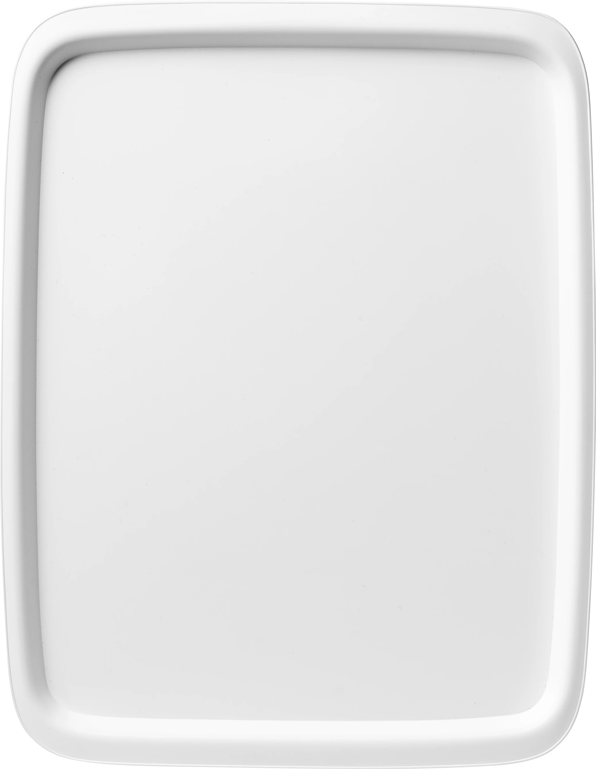 Rosti bakke, hvid plast, 42,5 x 32,7 cm