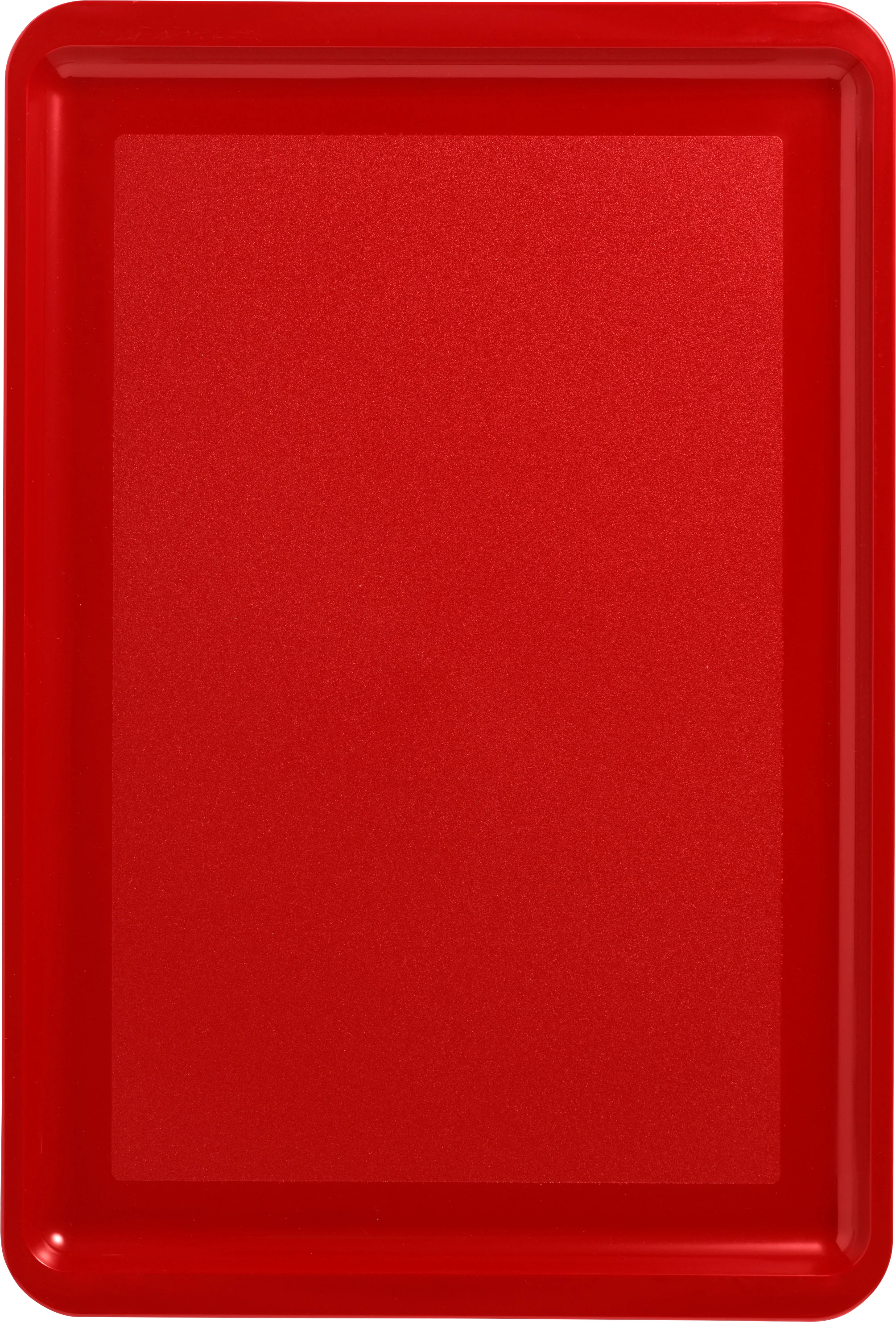 Farusa bakke, rød plast, 45 x 30,5 cm