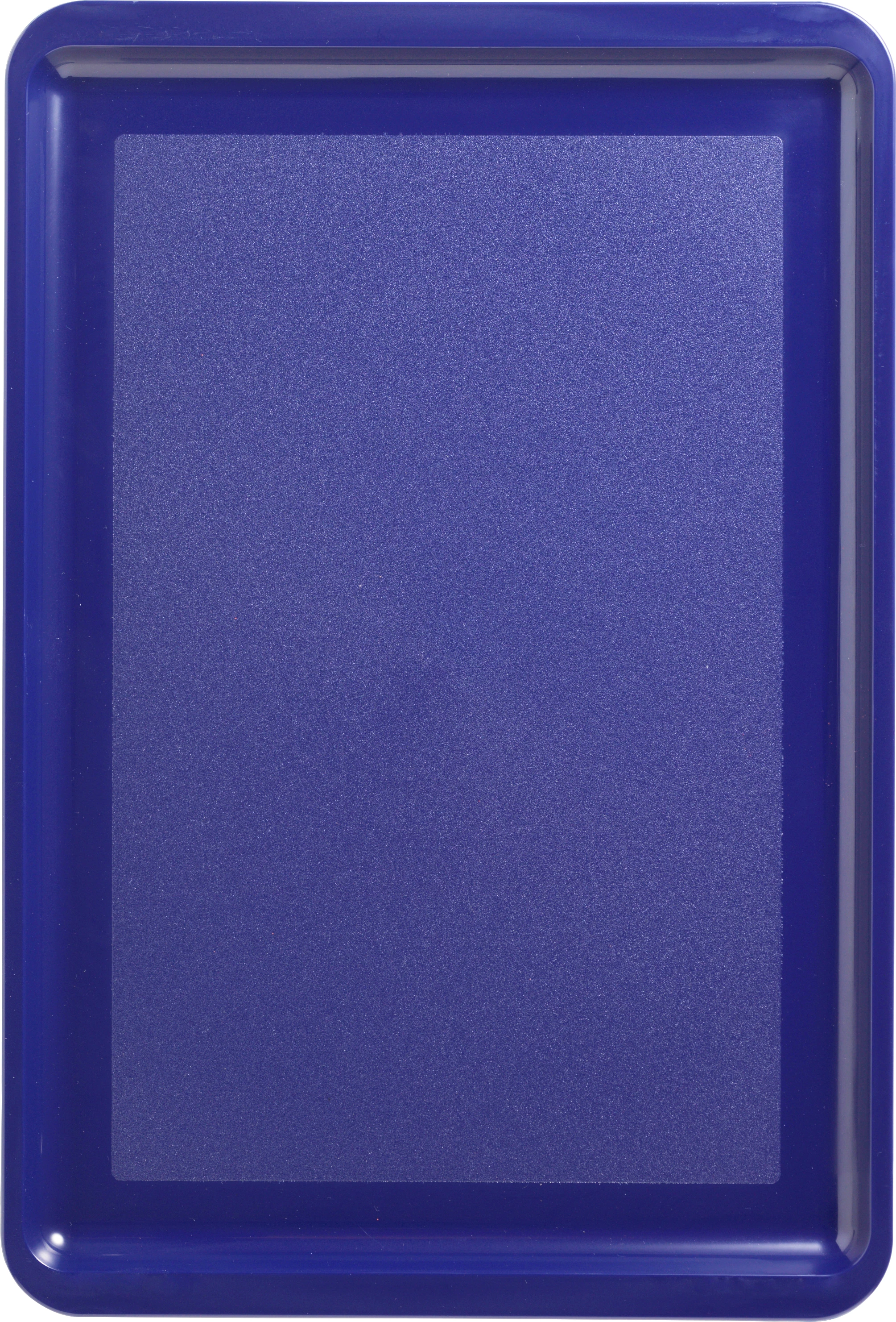 Farusa bakke, blå plast, 45 x 30,5 cm