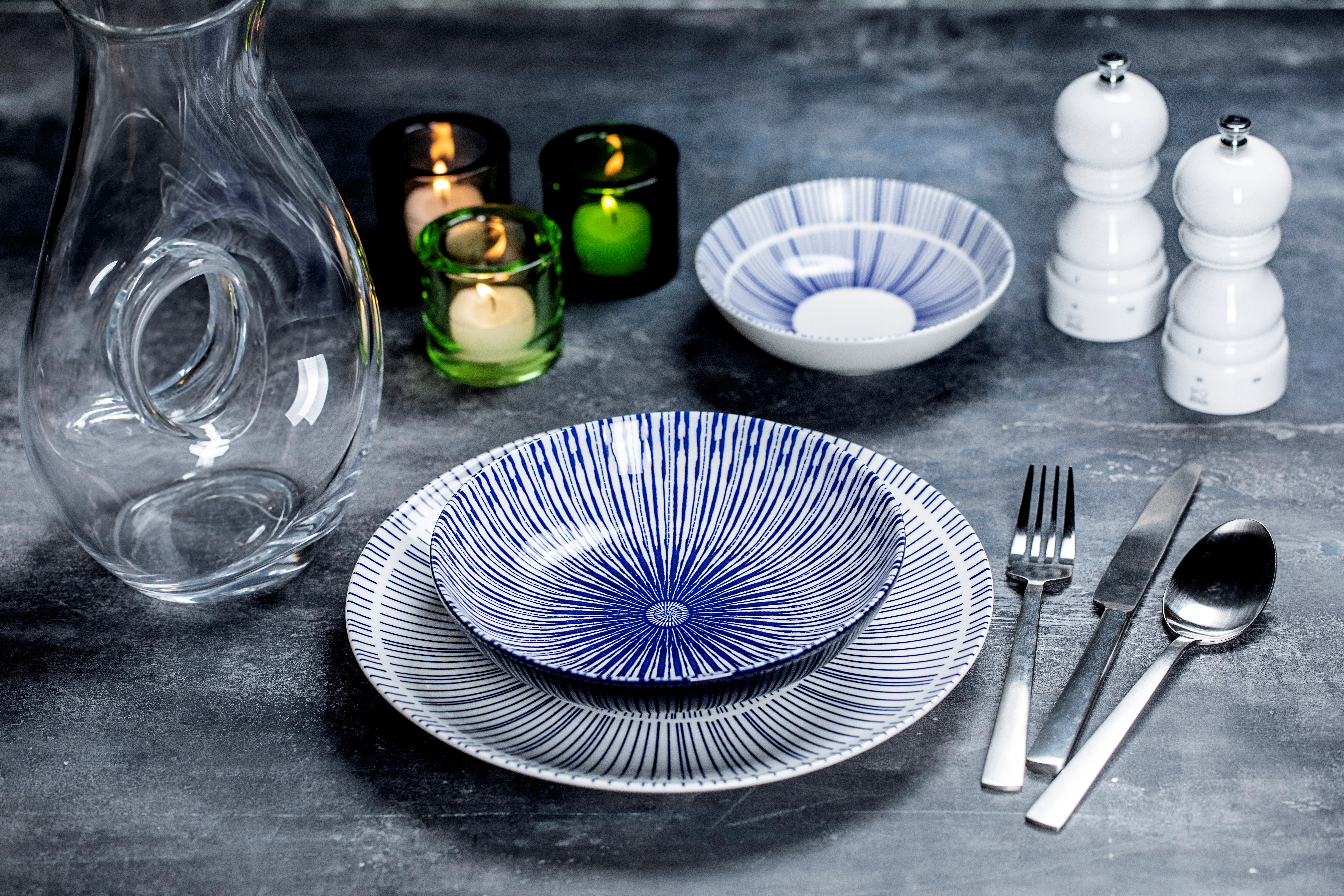 Peugeot Paris peberkværn, justerbar, hvid lak, H12 cm