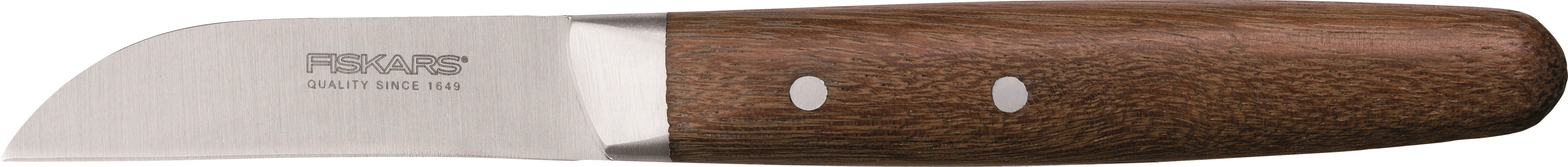 Fiskars urtekniv med træskaft, 6 cm