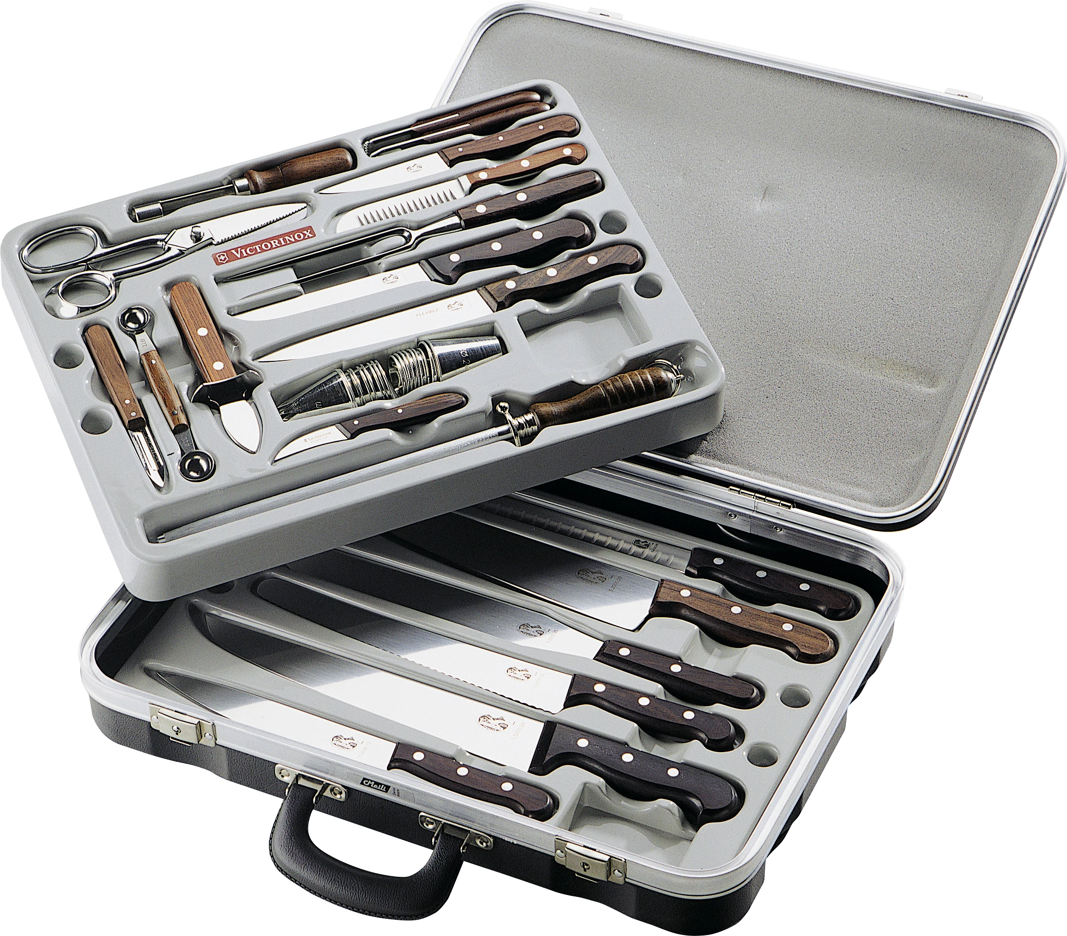 Victorinox knivkuffert (23 dele med træskaft)