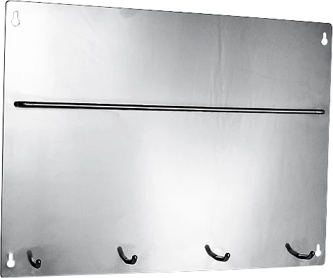 Knivplade, rustfrit stål, 40 x 30 cm