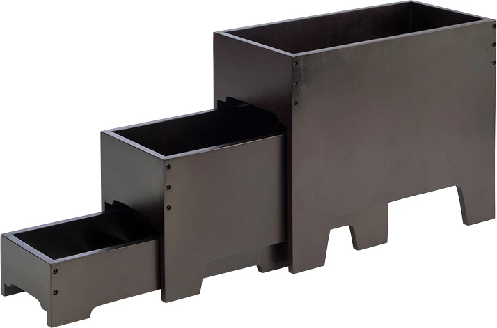 APS display, wenge, 40 x 20 x 33 cm