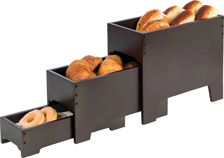 APS display, wenge, 40 x 20 x 33 cm