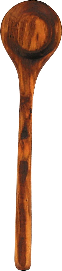 Grydeske, bred, oliventræ, 30 cm