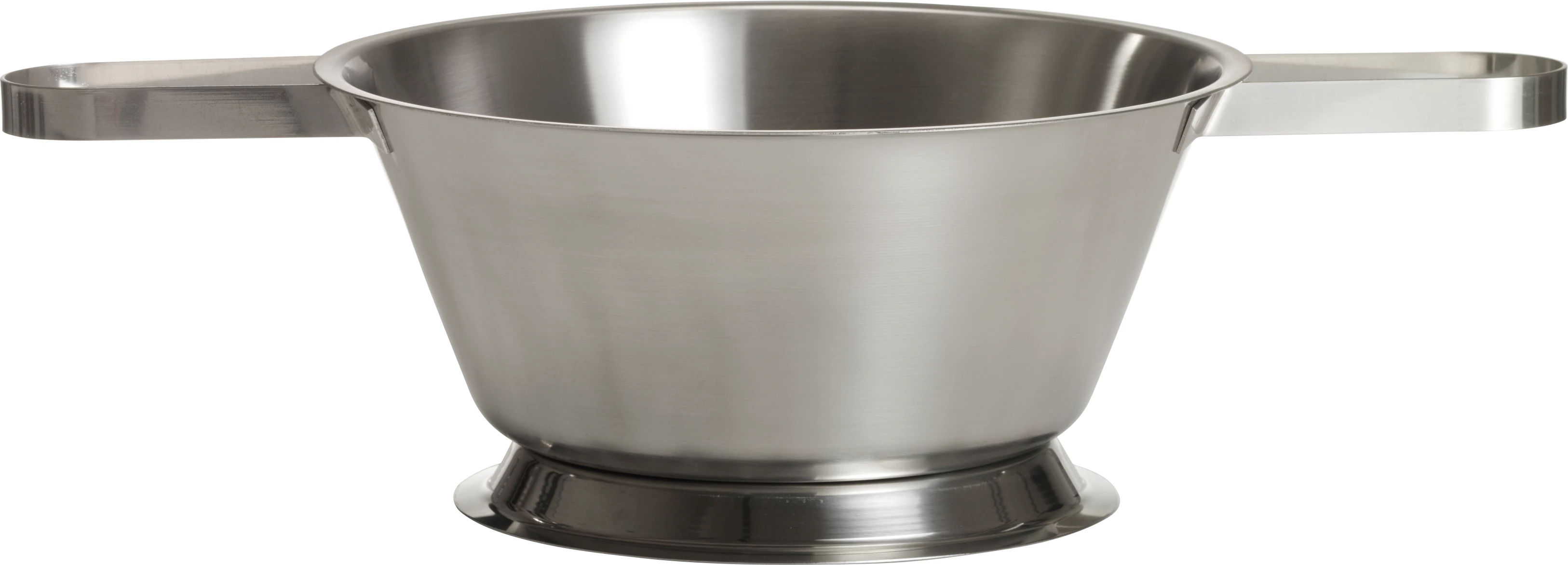 Dørslag med fod og 2 greb, rustfrit stål, ø27 cm