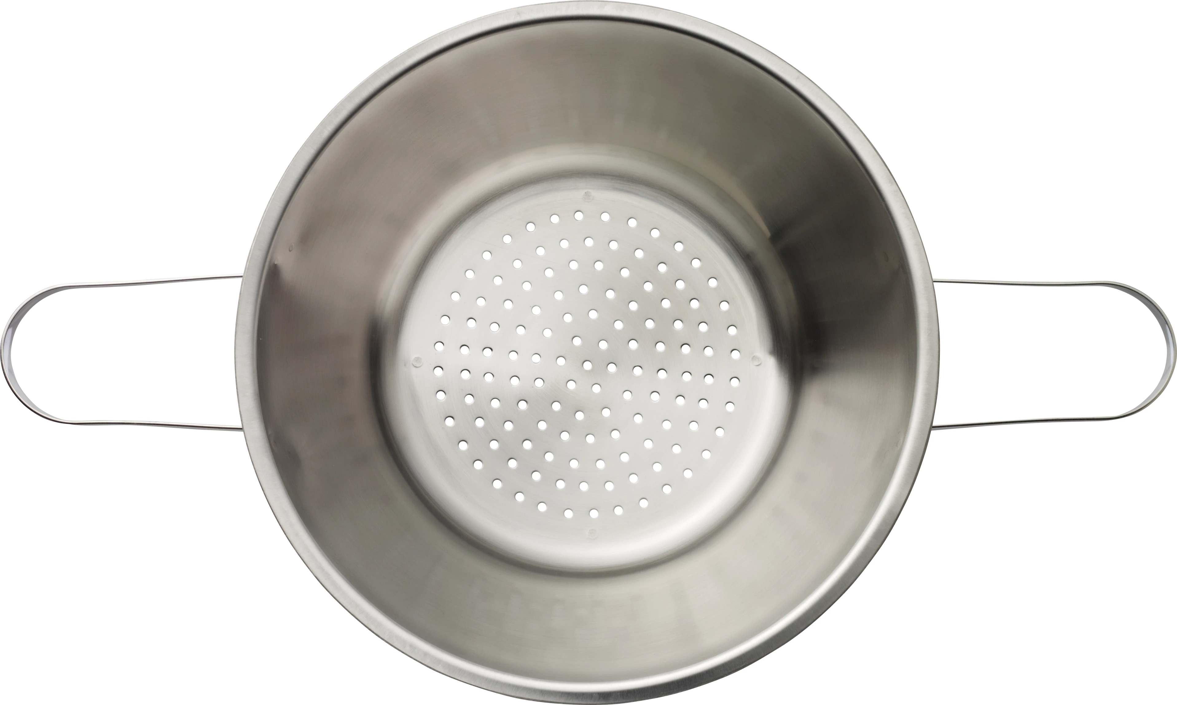 Dørslag med fod og 2 greb, rustfrit stål, ø27 cm