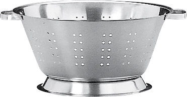 Dørslag med skaft, rustfrit stål, ø30 cm