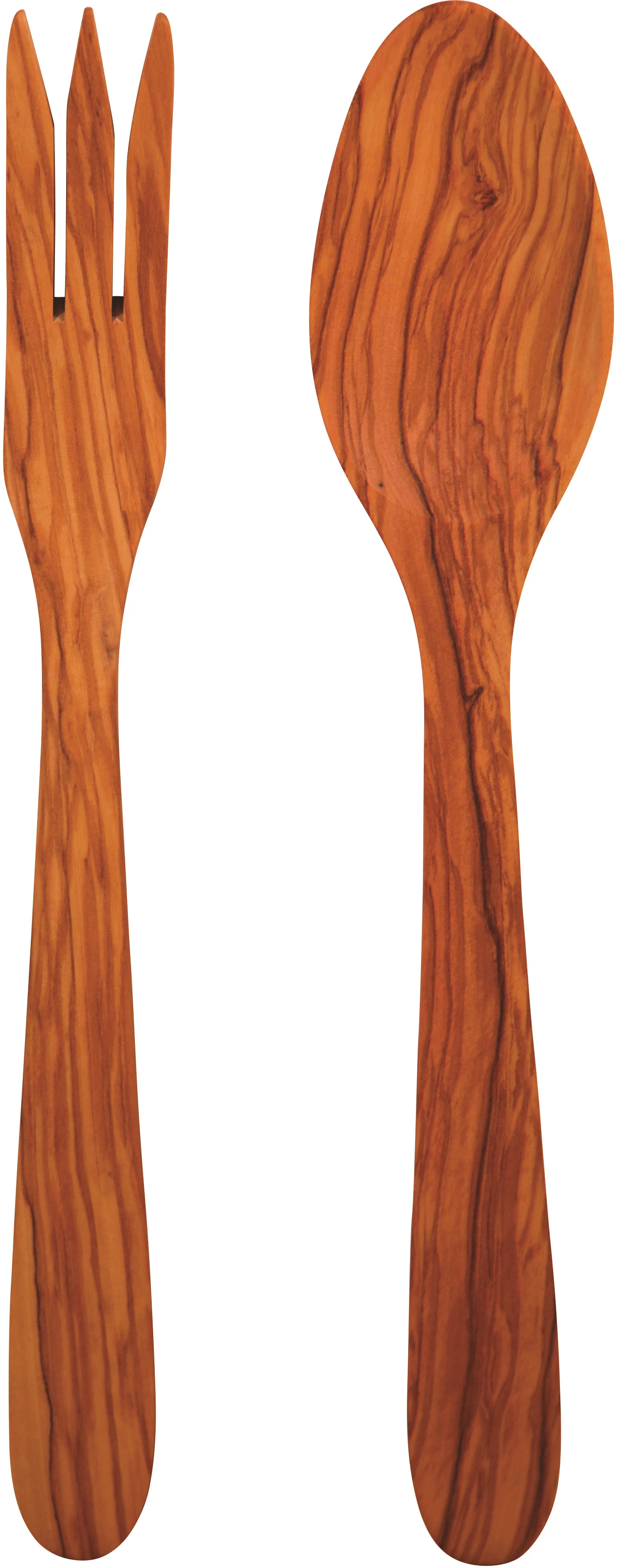 Salatsæt, oliventræ, 31 cm