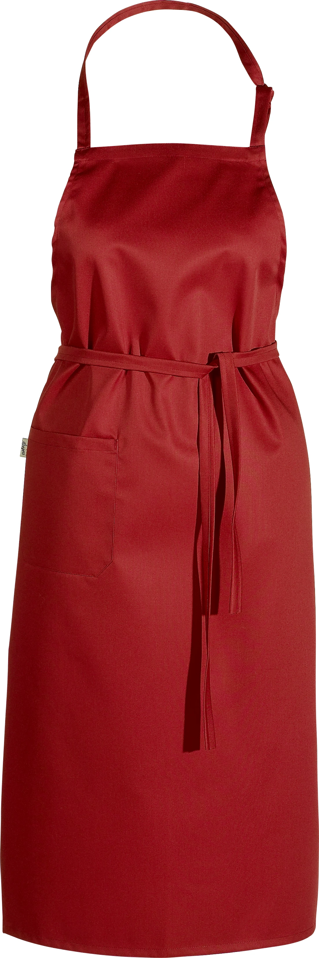 Segers forklæde med smæk, rød, 75 x 110 cm