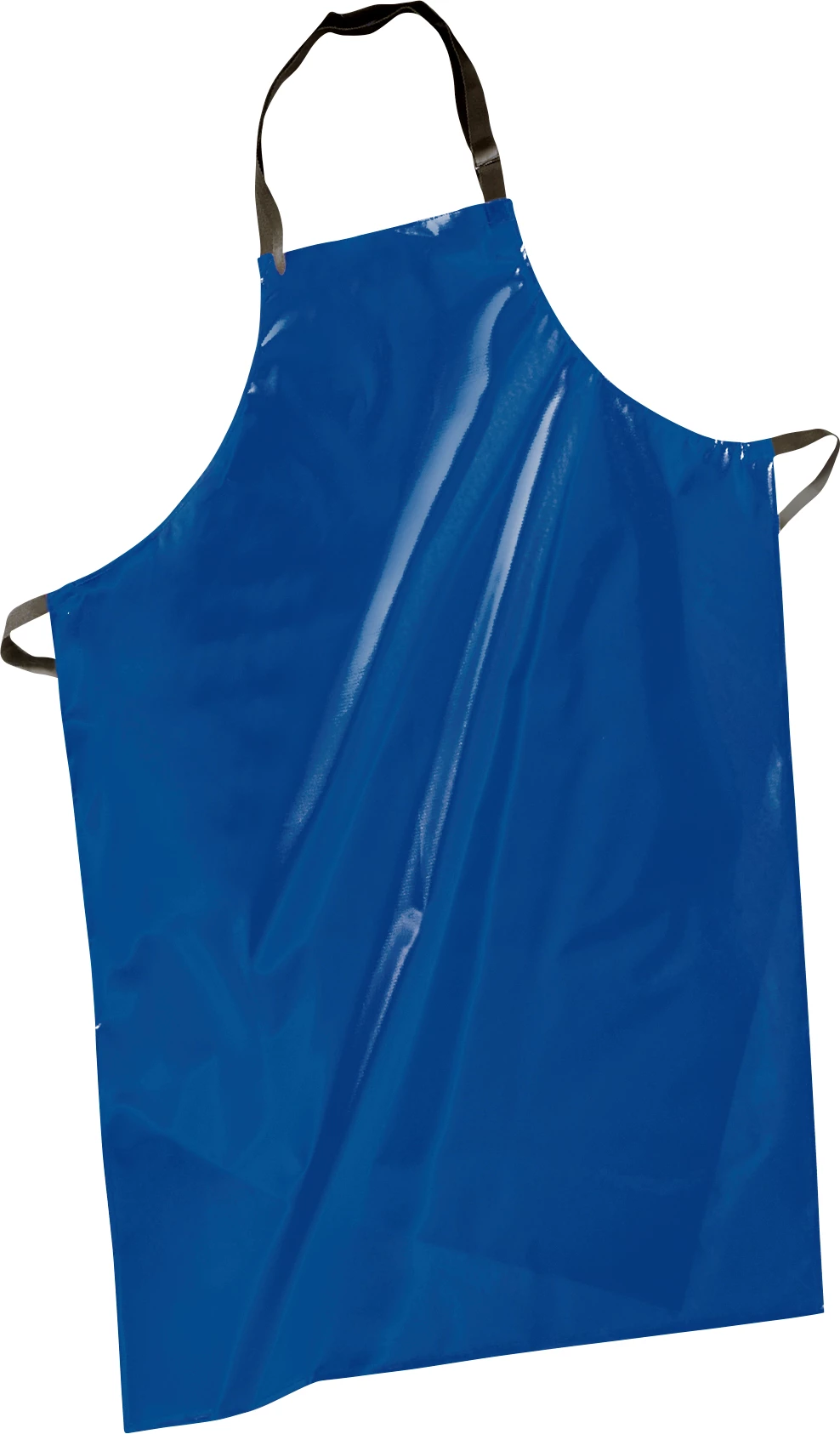 Segers forklæde med smæk, blå, gummi, 75 x 110 cm