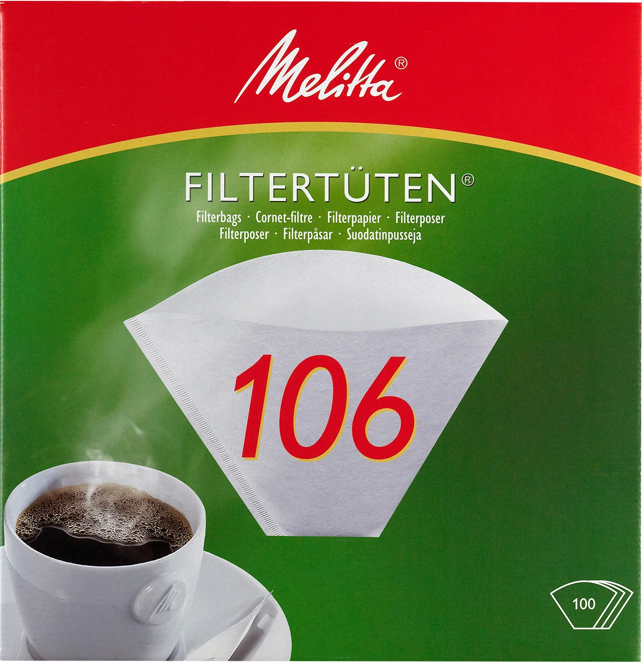 Kaffefilter 10 liter/106 100 stk.
