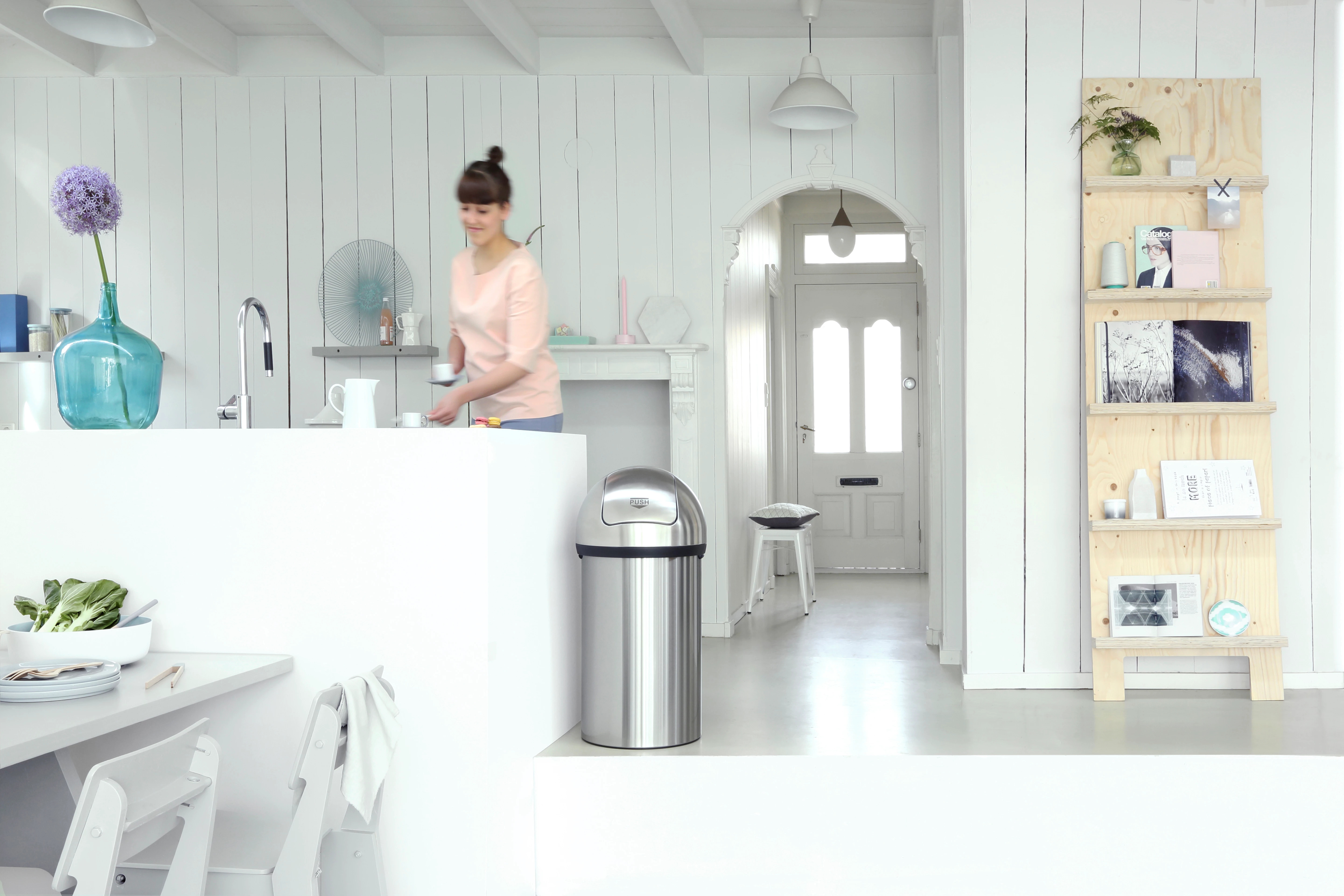 Brabantia affaldsspand, rustfrit stål, 60 ltr.