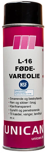 L-16 syrefri fødevareolie, 50 cl