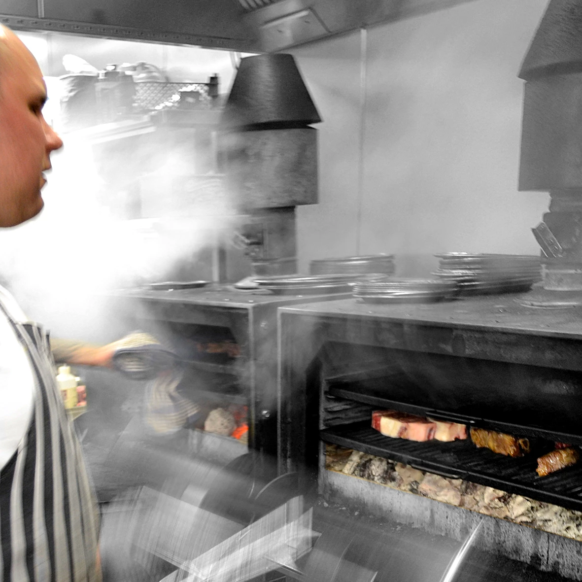 Josper HJX-45/L grill, trækul, rustfri dør