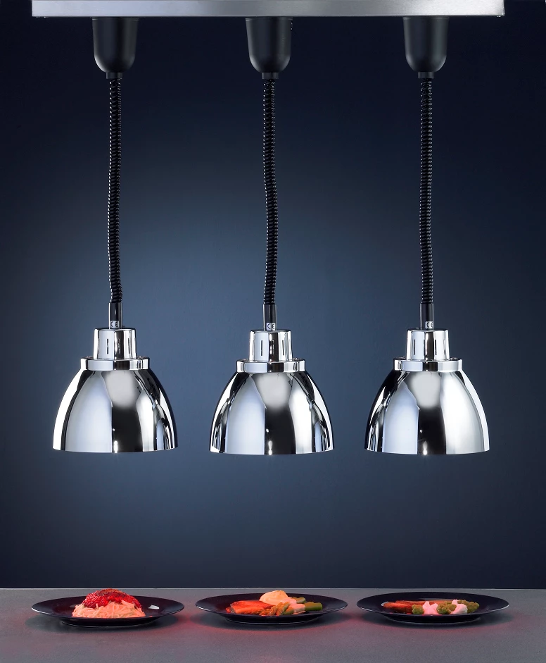 Scholl 23003-3 varmelampe, forkromet