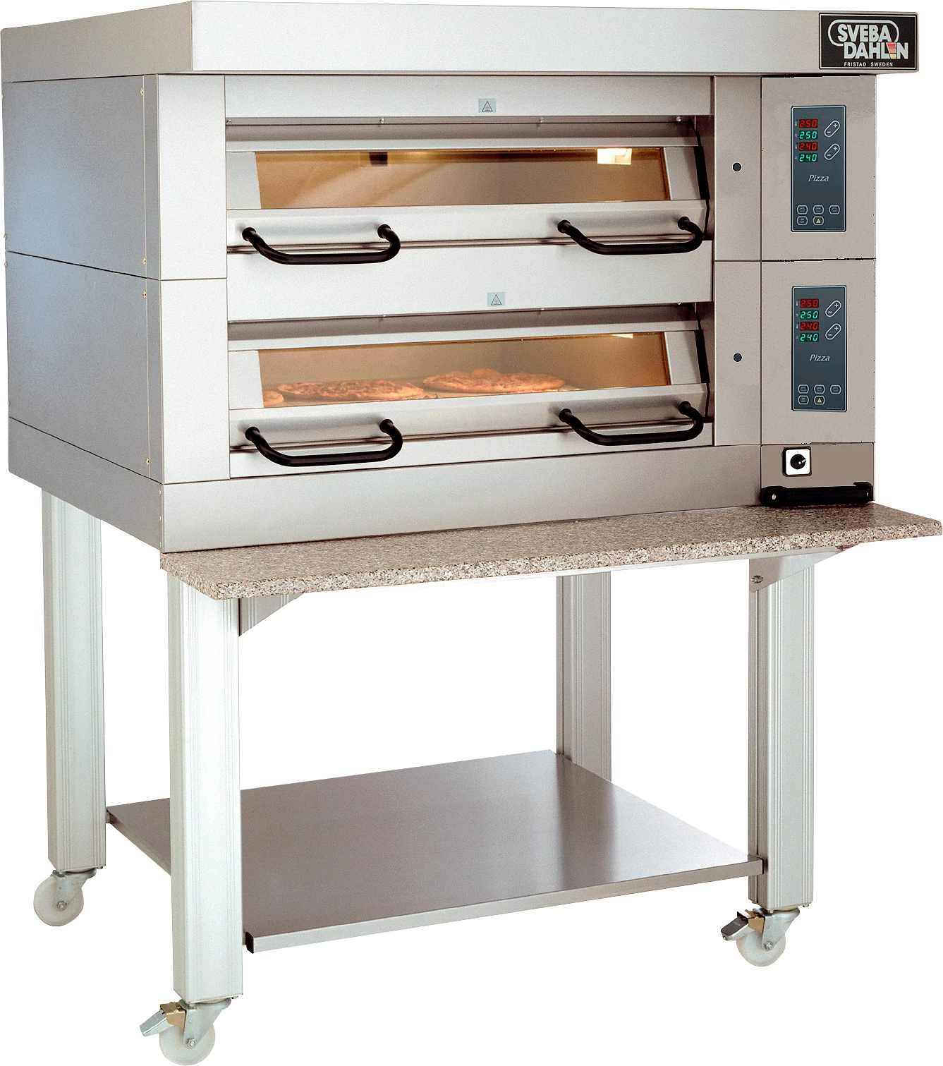 Sveba DC22P pizzaovn, med digitalt panel