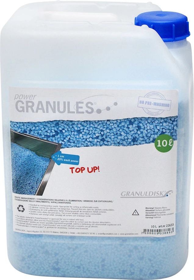 Granuldisk granulat, 10 liters dunk