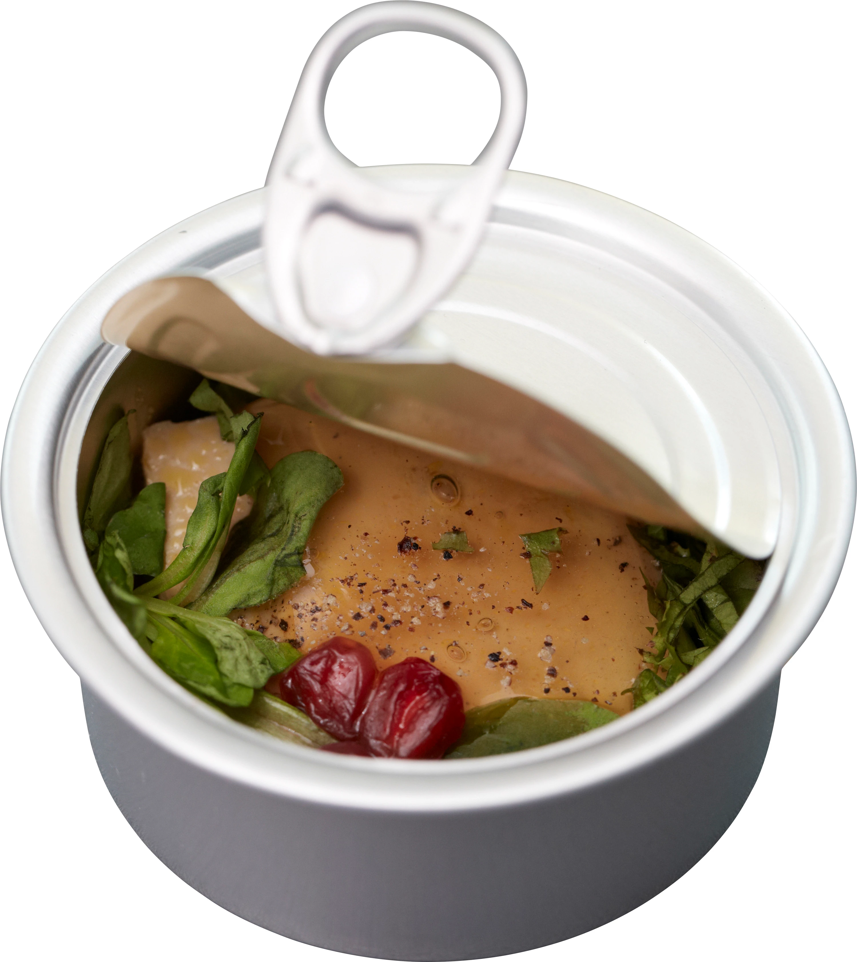 SP1S Mini Dishes dåse med låg, rund, aluminium, ø8 cm