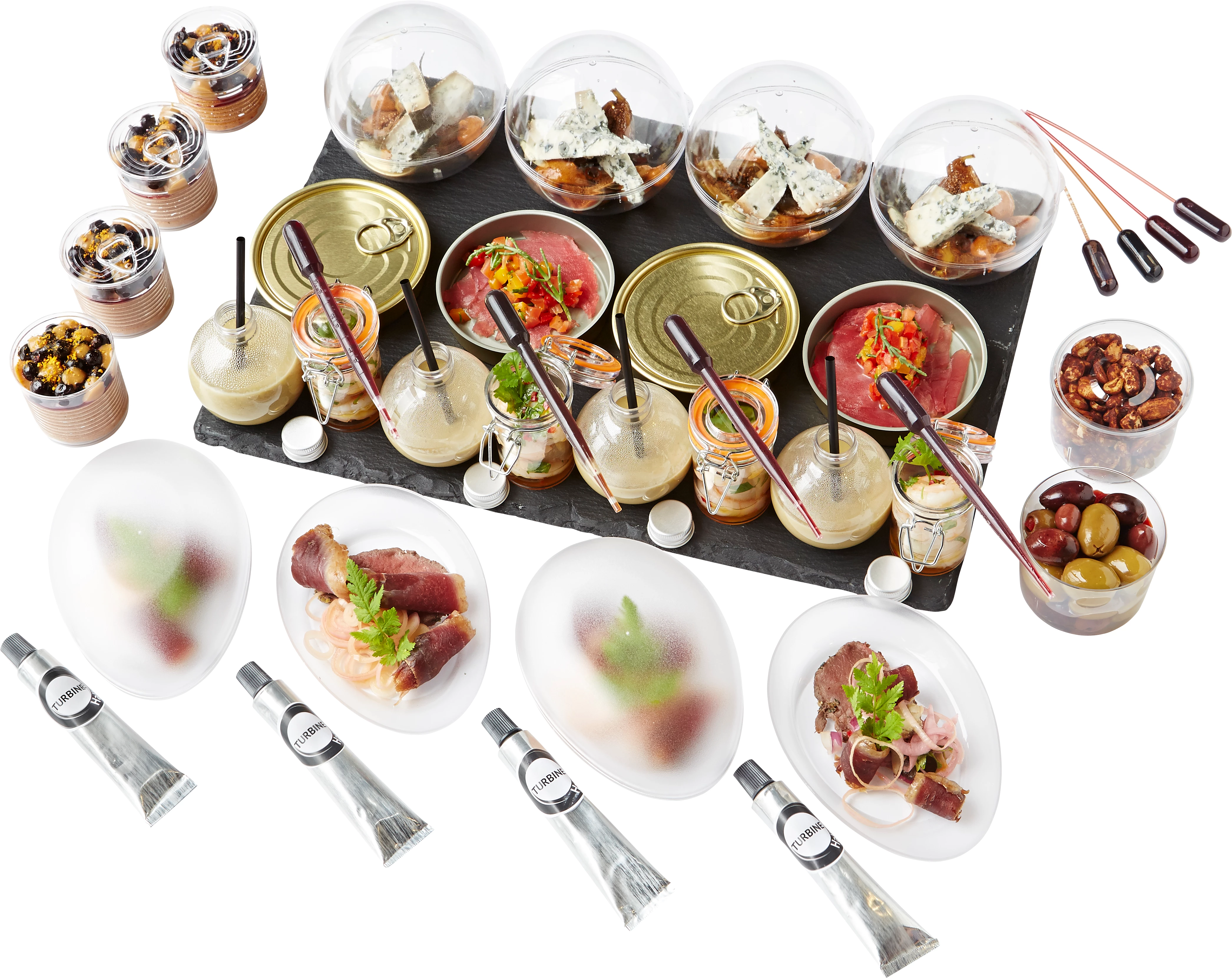 SP1S Mini Dishes dåse med låg, rund, aluminium, 14,5 cl