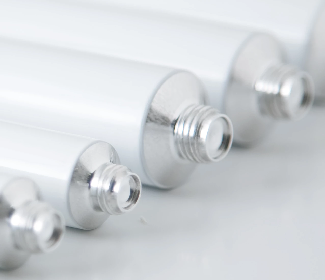 SP1S Mini Dishes tube, hvid alu, 3 cl