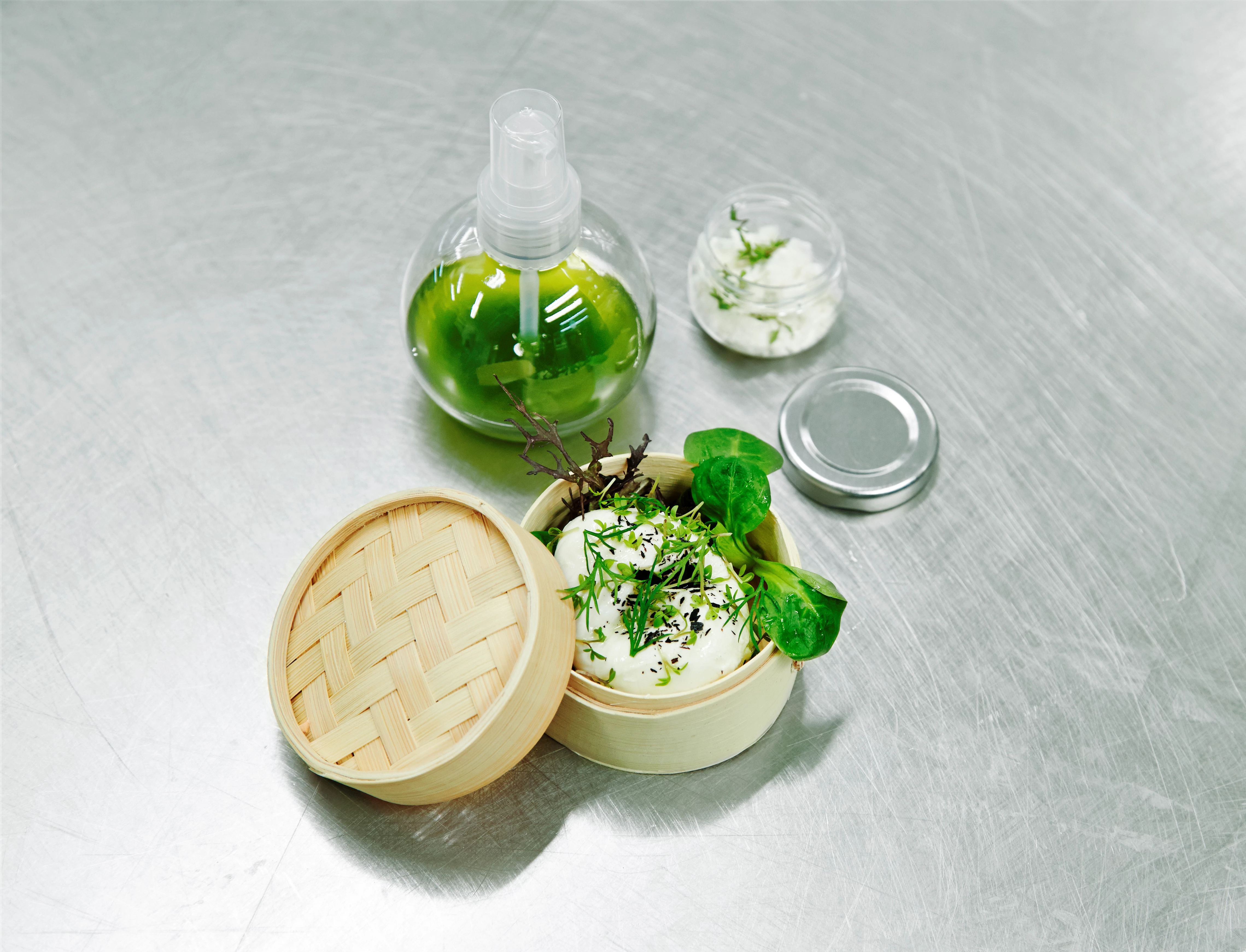 SP1S Mini Dishes ministeamer, bambus