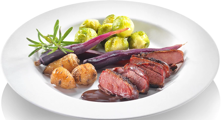 SP1S Natur tallerken, flad, hvid, ø27 cm