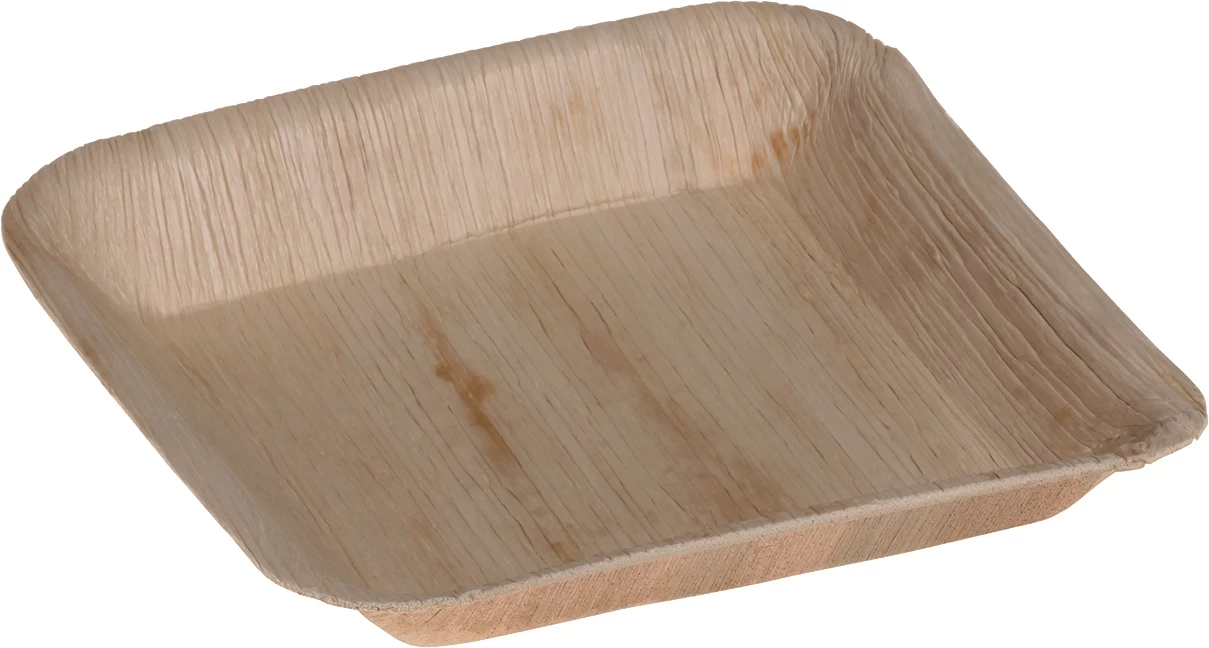SP1S Natur fad, palmeblad, 17 x 17 cm