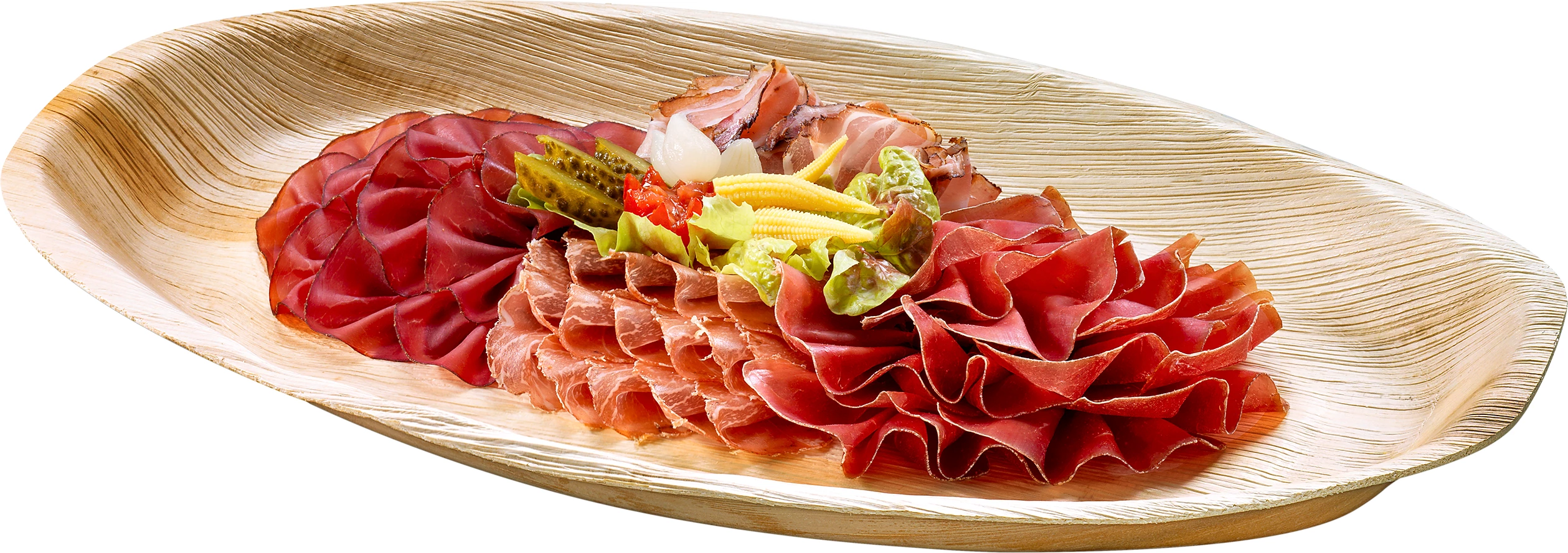 SP1S Natur fad, palmeblad, 35 x 23 cm