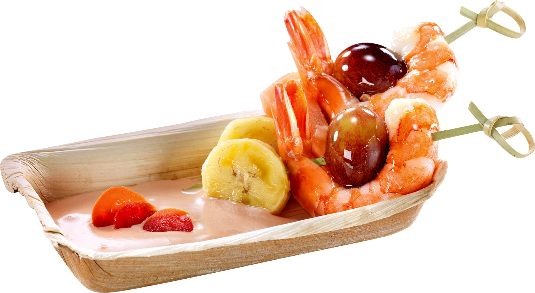 SP1S Natur skål, palmeblad, 12,5 x 7,5 cm