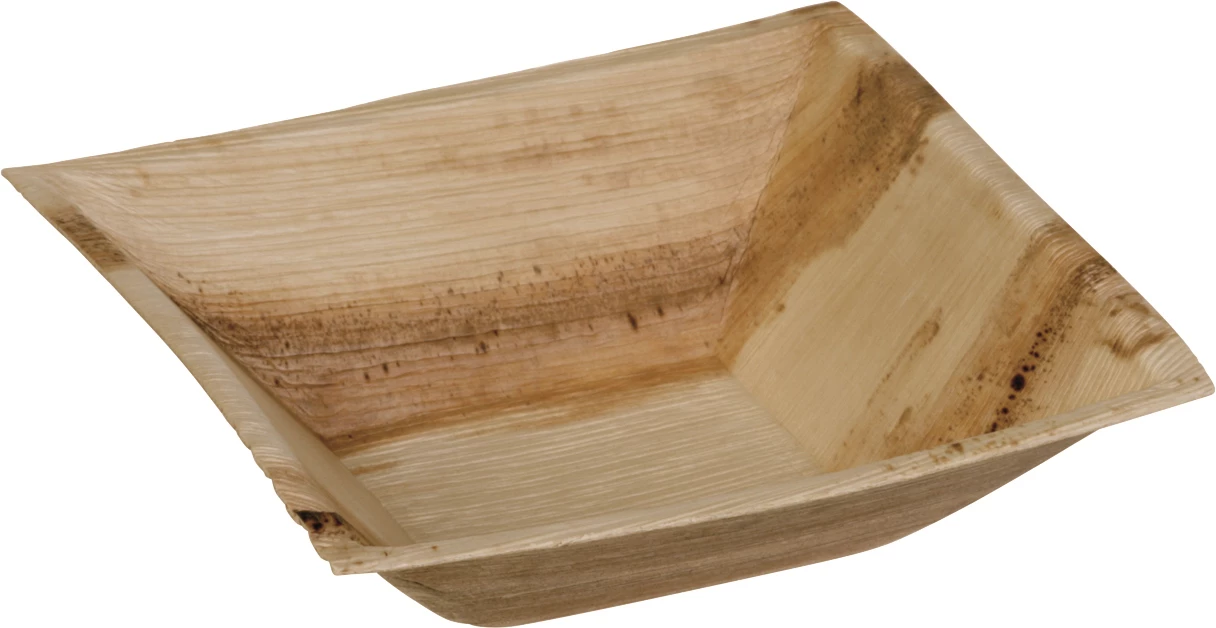 SP1S Natur skål, palmeblad - 16 x 16 cm