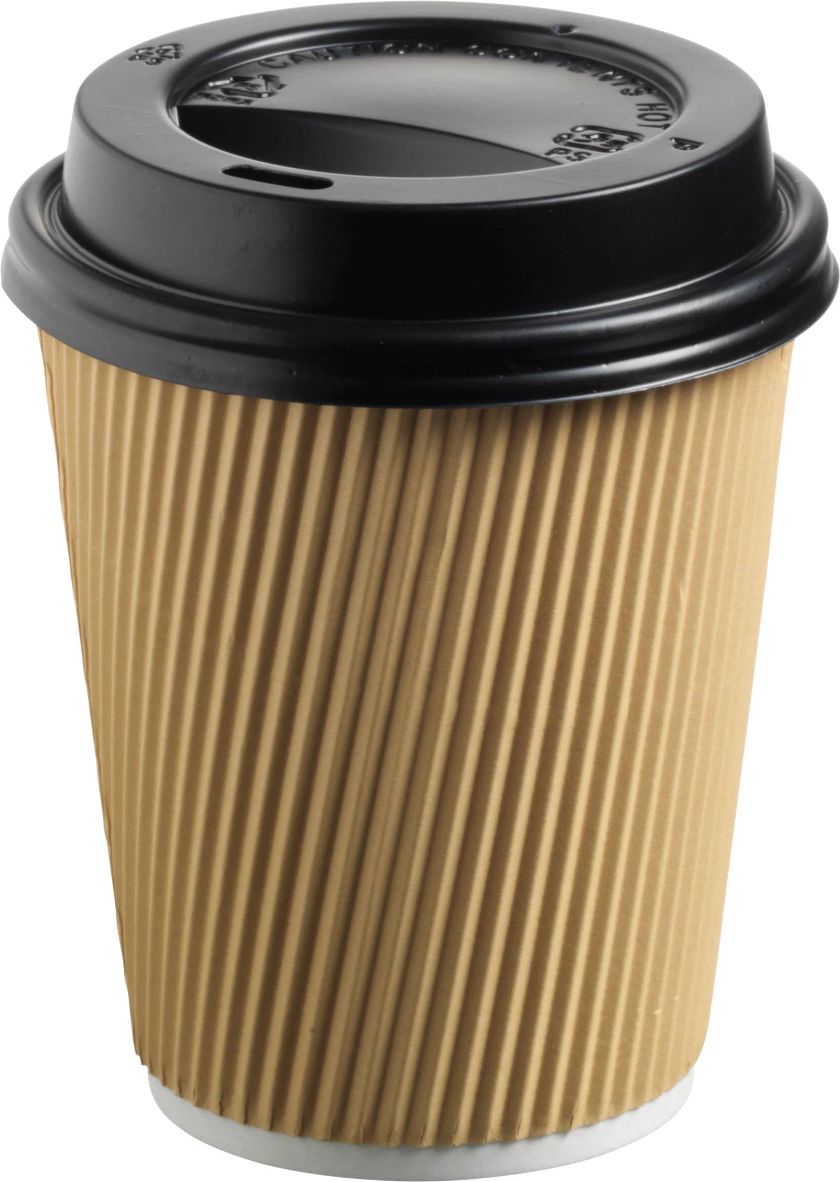 SP1S Dining låg til 23,4 cl riflet krus, sort