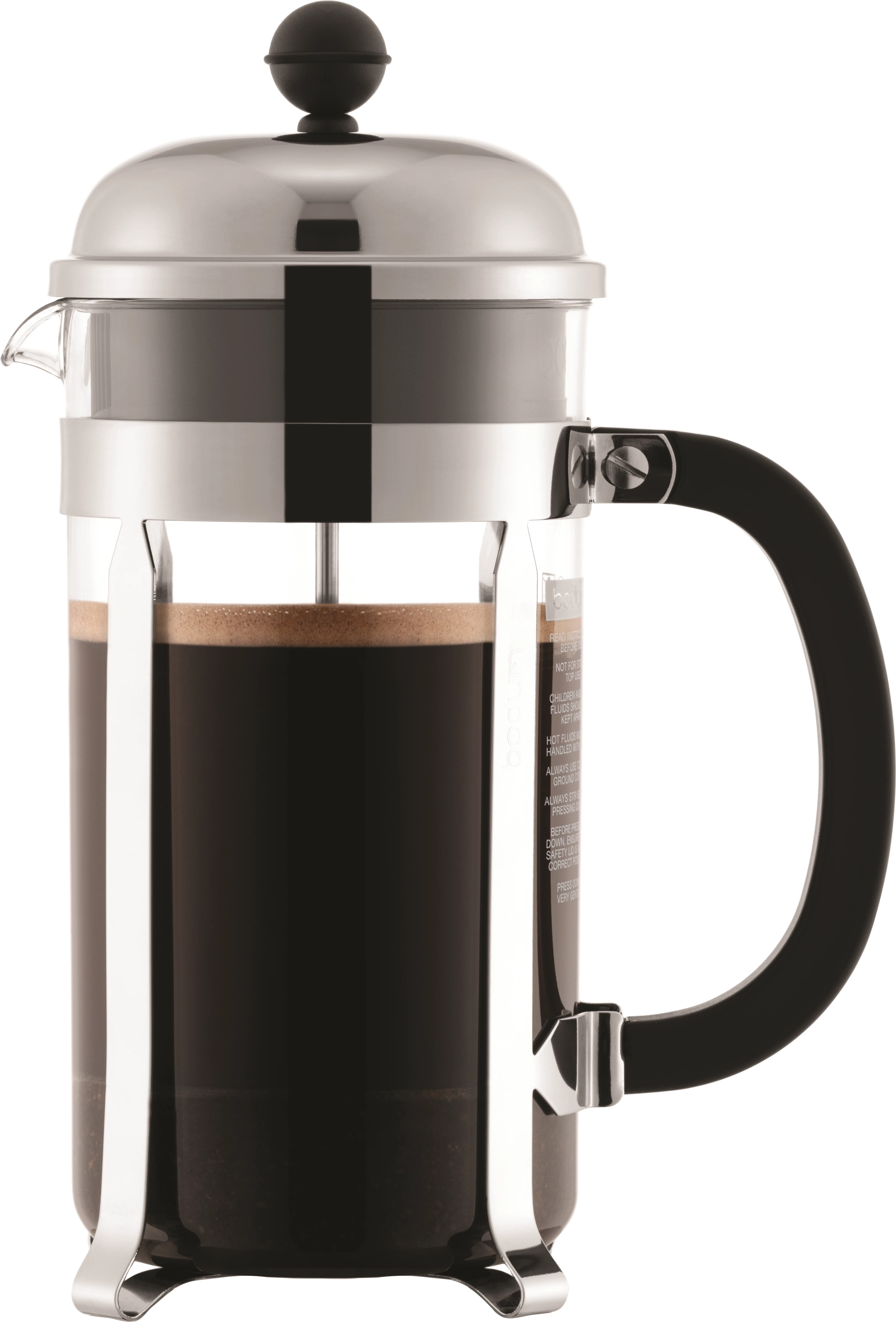 Bodum Chambord kaffebrygger, krom/poly, 8-kops