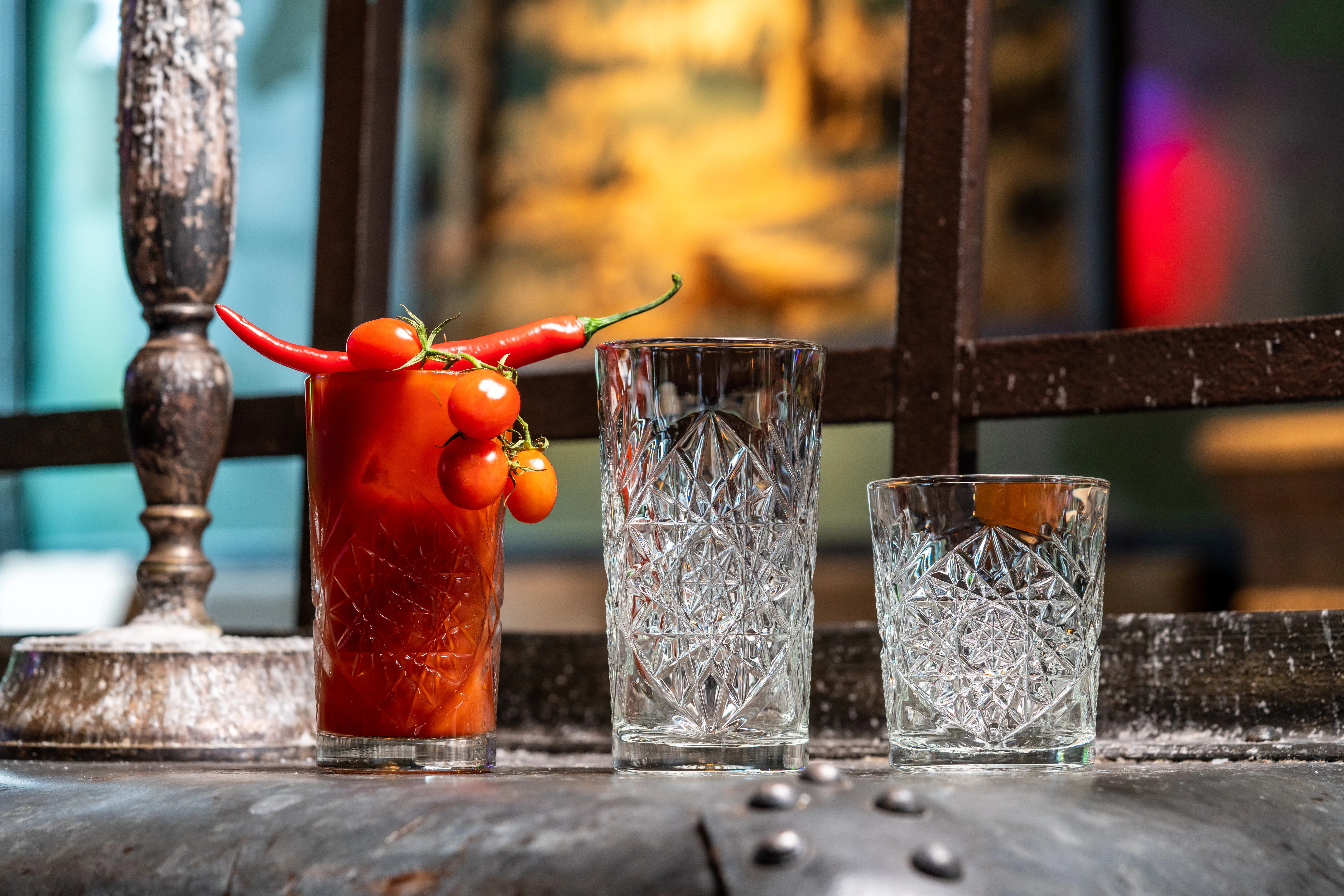Onis Hobstar drikkeglas, lavt, 35 cl, H10,6 cm