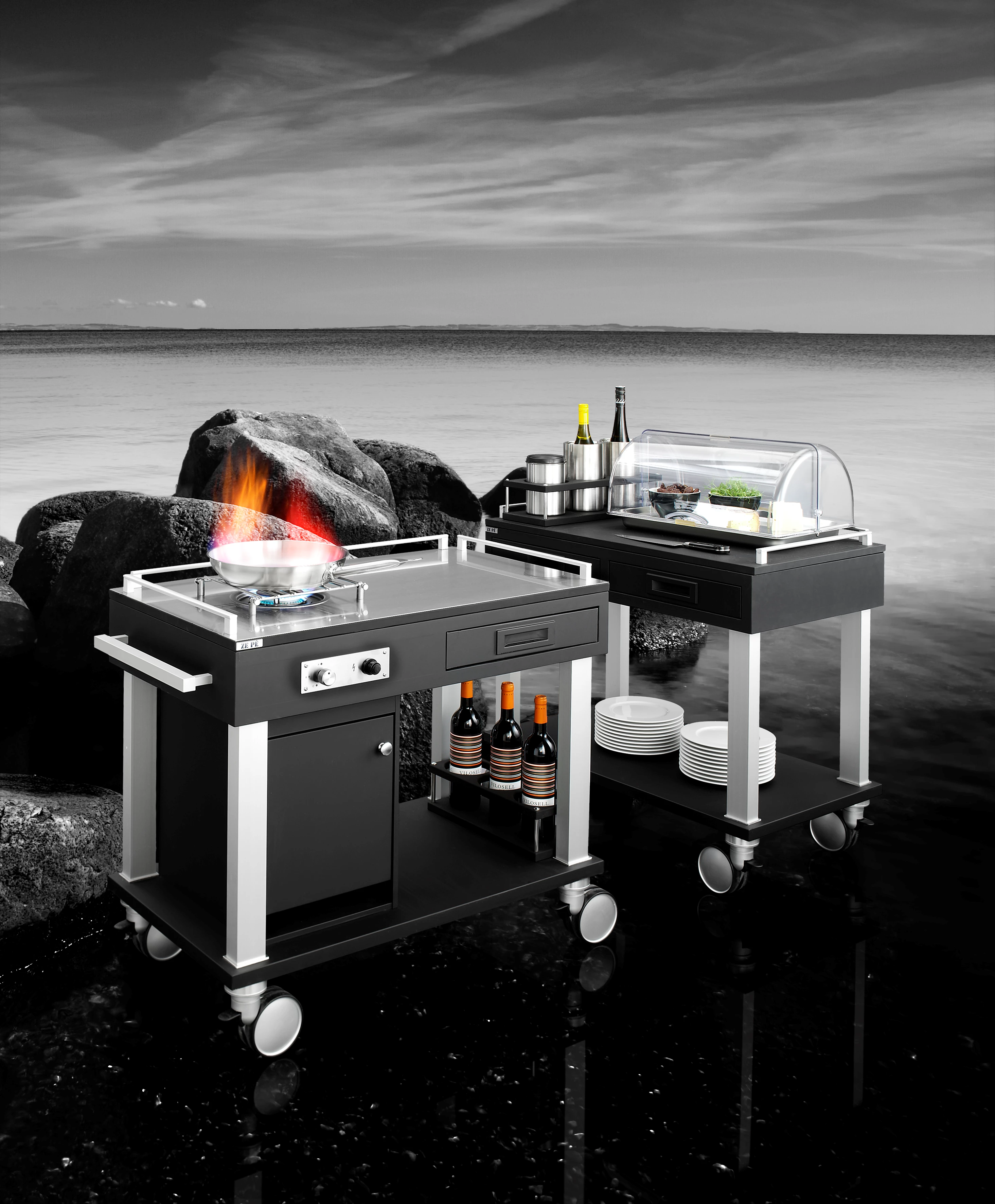 ZE PE vinholder  Tactus til 3 flasker