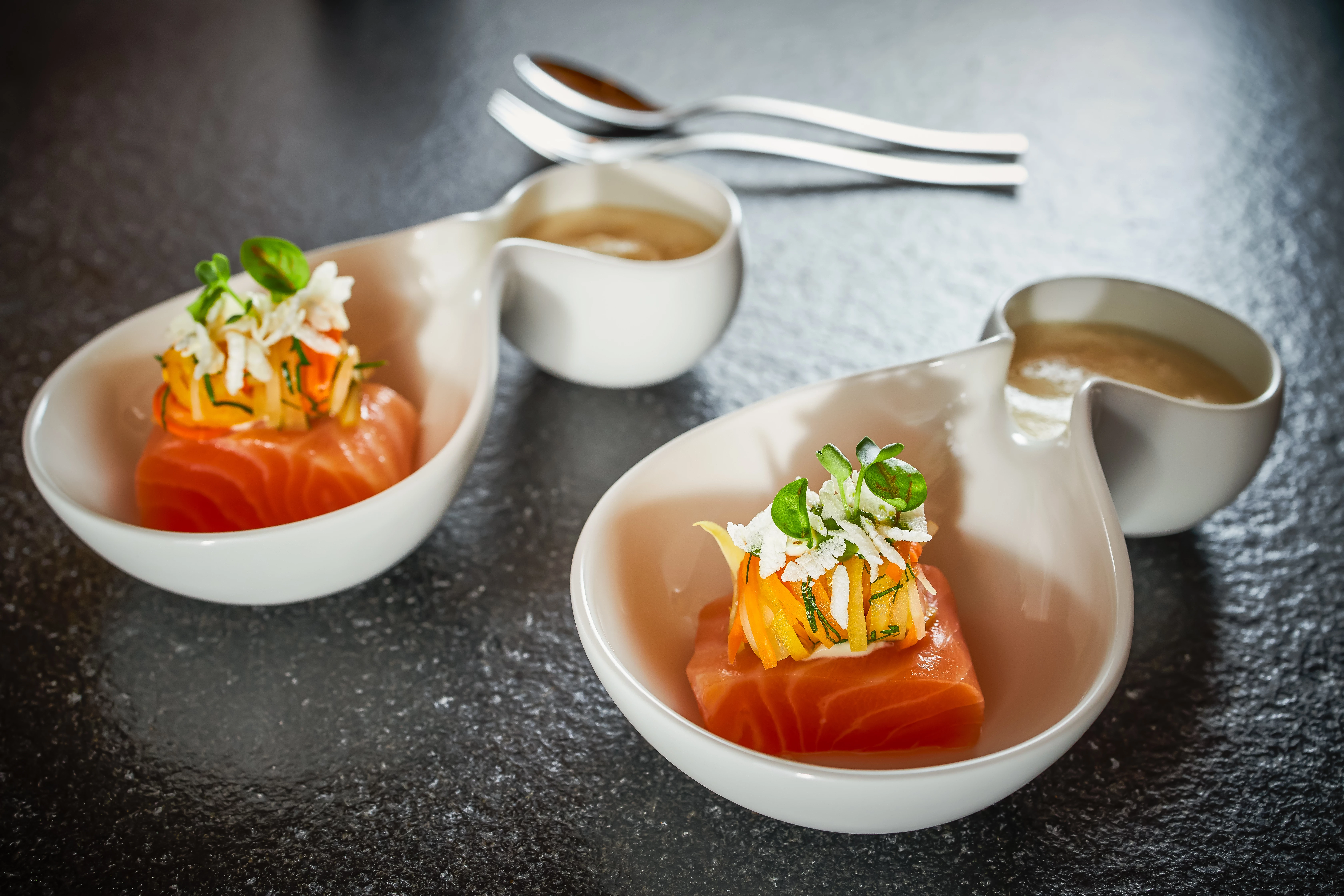 Qmulus tallerken uden fane, grå, ø22,5 cm