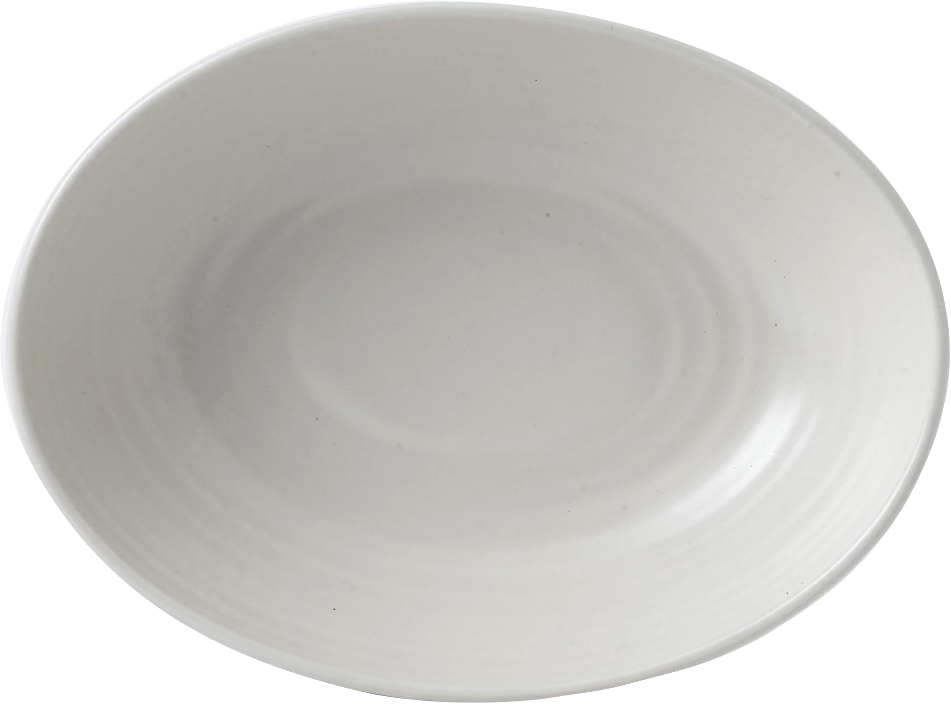 Dudson Evo Pearl skål, oval, hvid, 21,6 x 16,4 cm