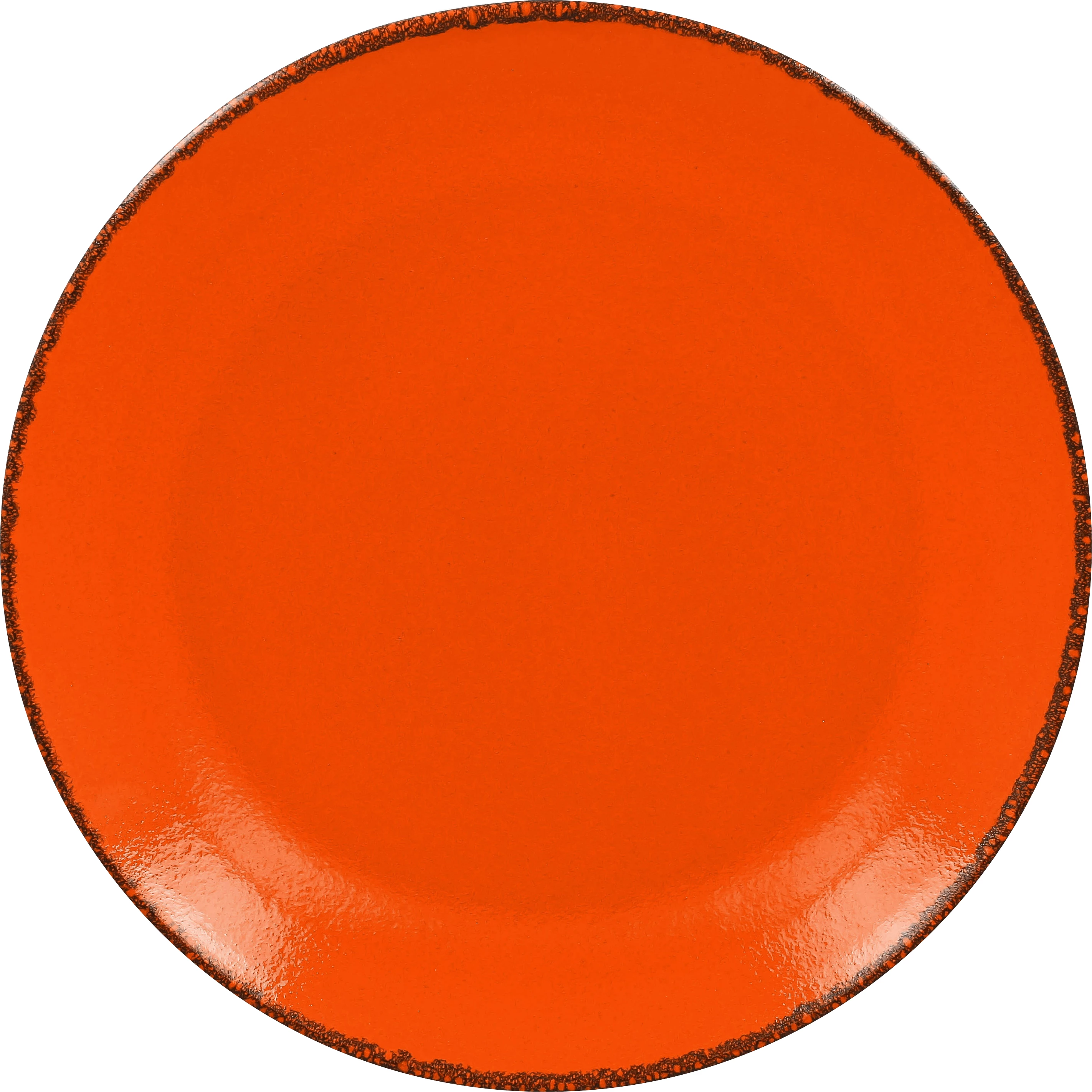 RAK Fire flad tallerken uden fane, orange, ø27 cm