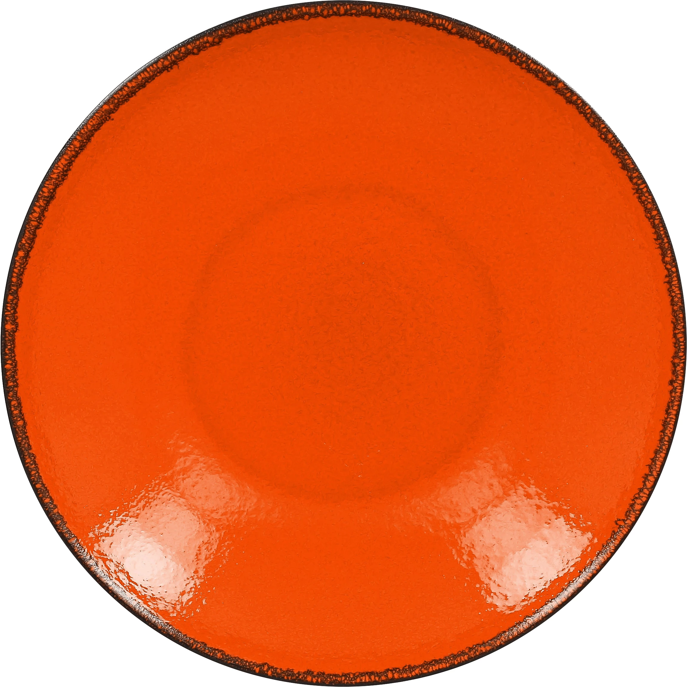 RAK Fire dyb tallerken uden fane, orange, ø23 cm