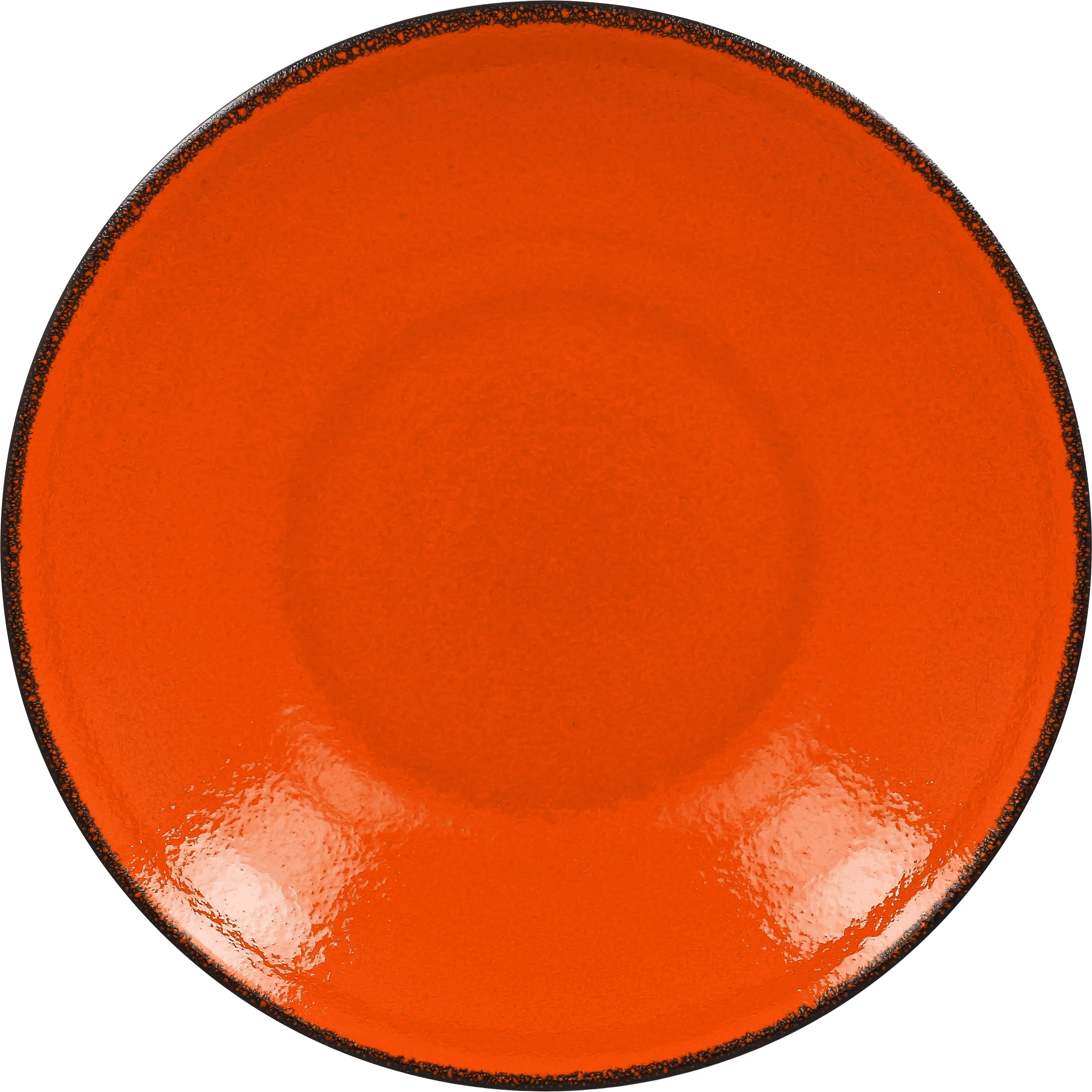 RAK Fire dyb tallerken uden fane, orange, ø28 cm