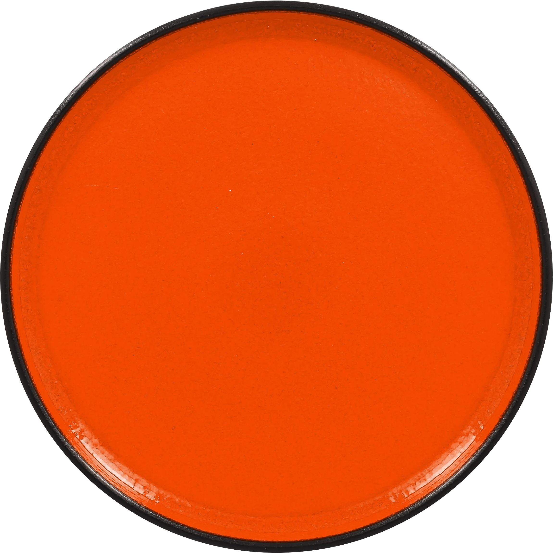 RAK Fire flad tallerken uden fane, orange, ø23 cm