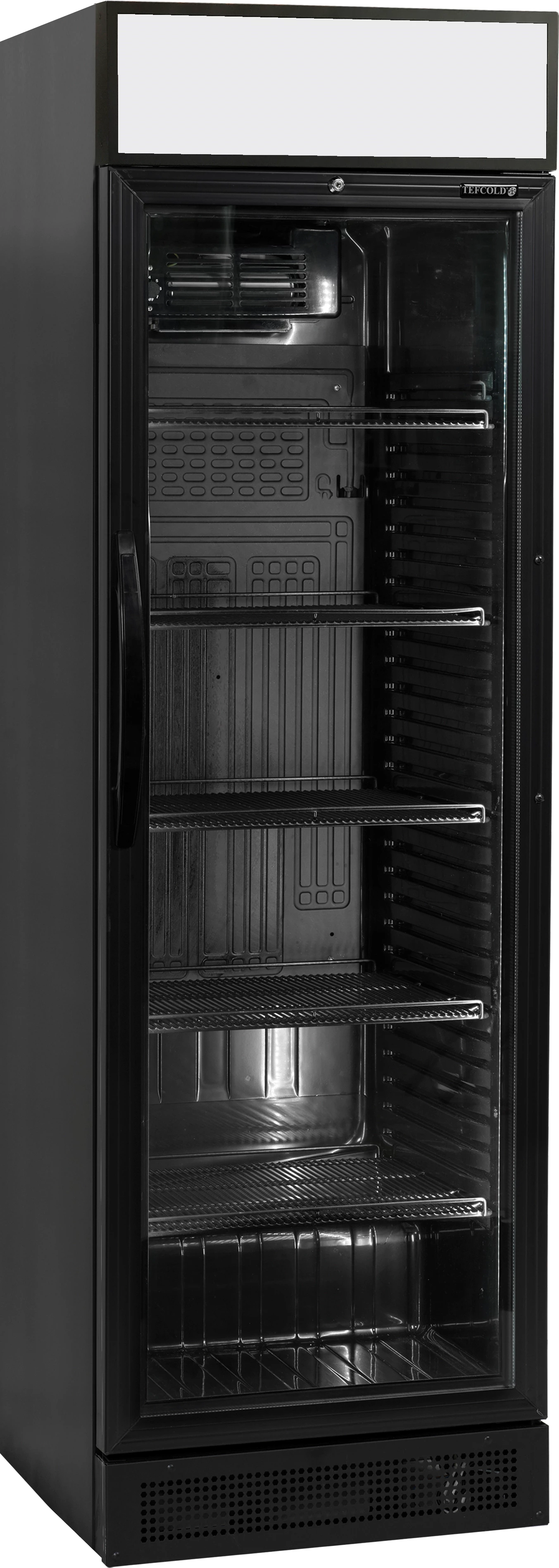 Tefcold CEV425CP SORT displaykøleskab