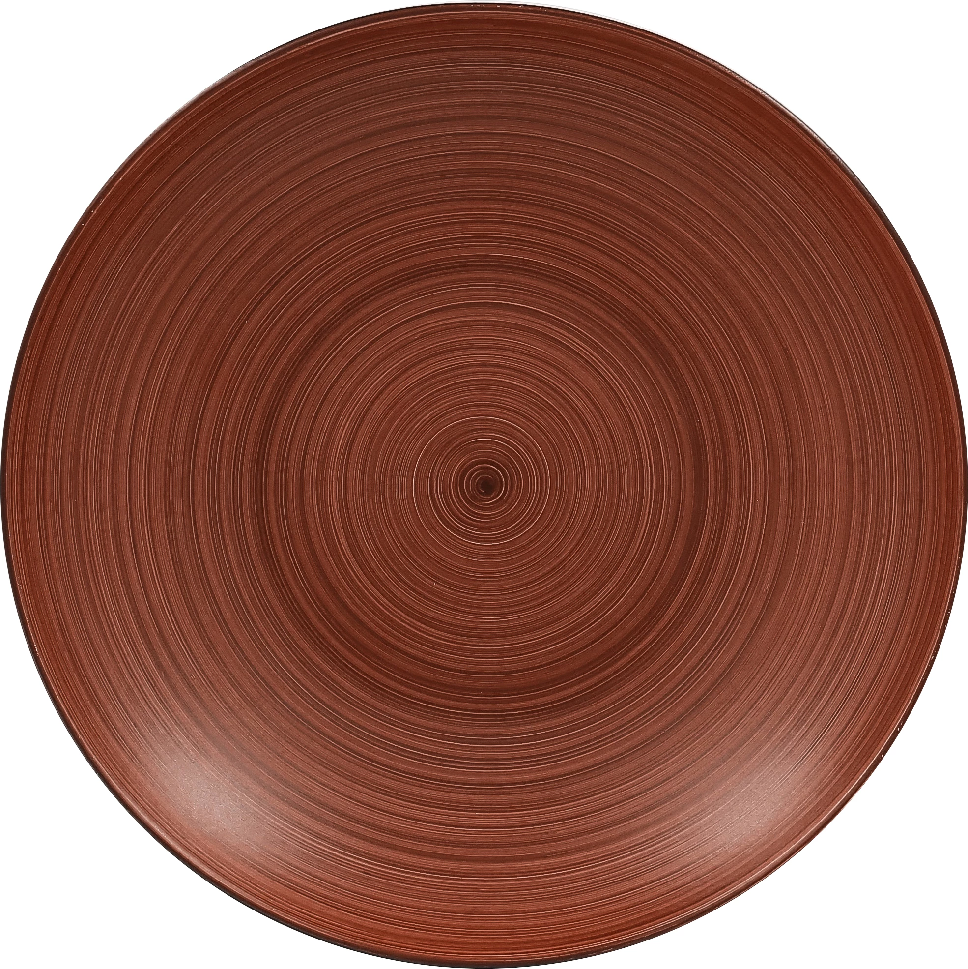 RAK Trinidad dyb tallerken, brun, ø23 cm