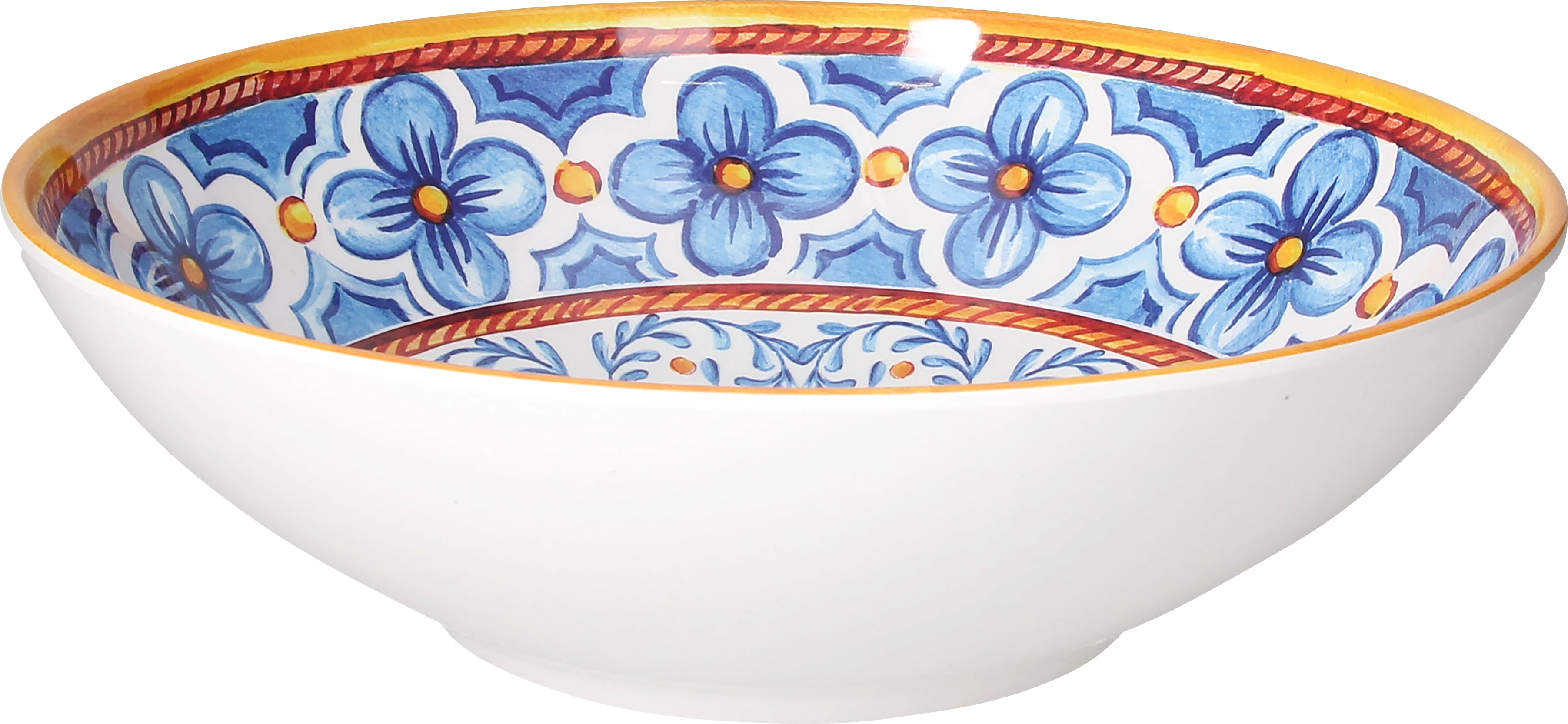 Tognana Narciso Cefalu skål, blå/orange, 320 cl, ø30 cm