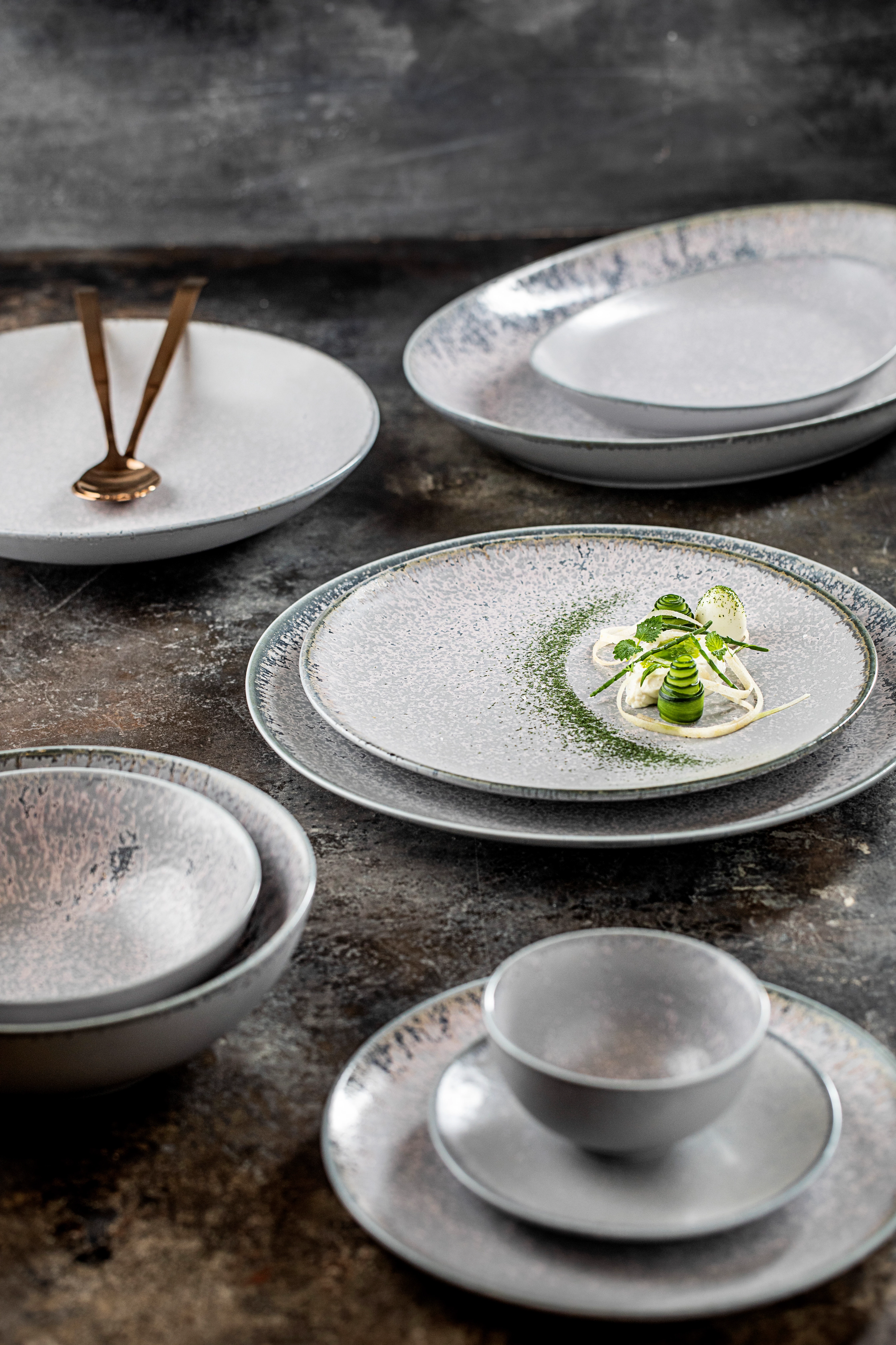 RAK Fire tallerken uden fane, rød, ø27 cm